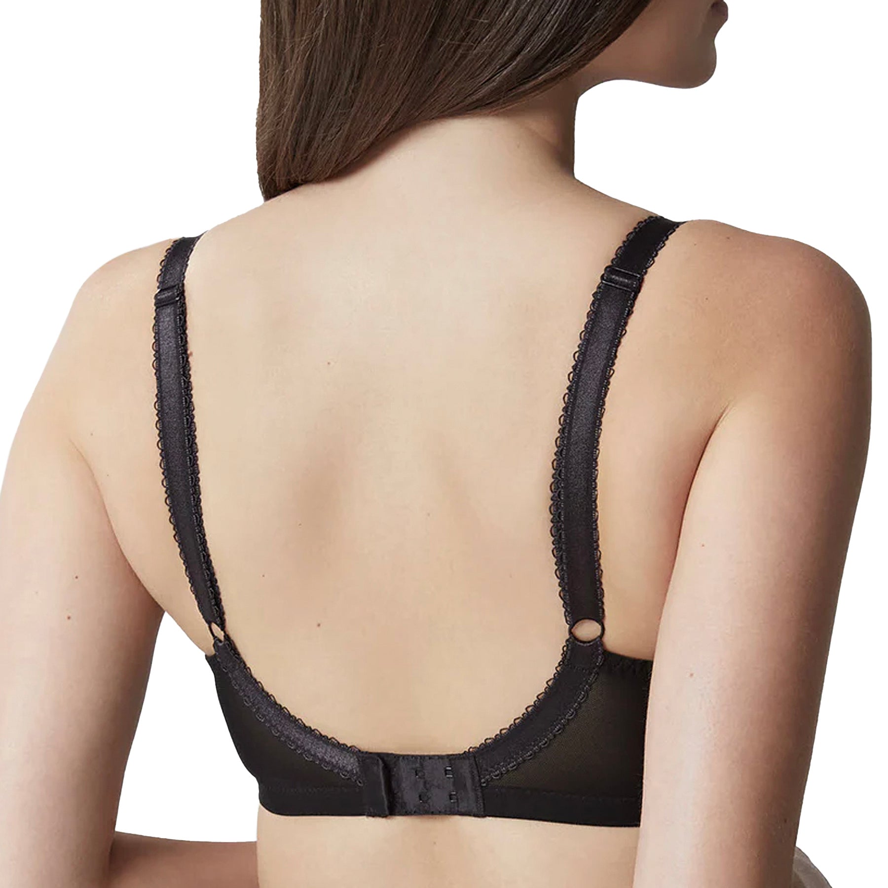 Panache Clara Full Cup Bra 7255 Noir Ruby Back
