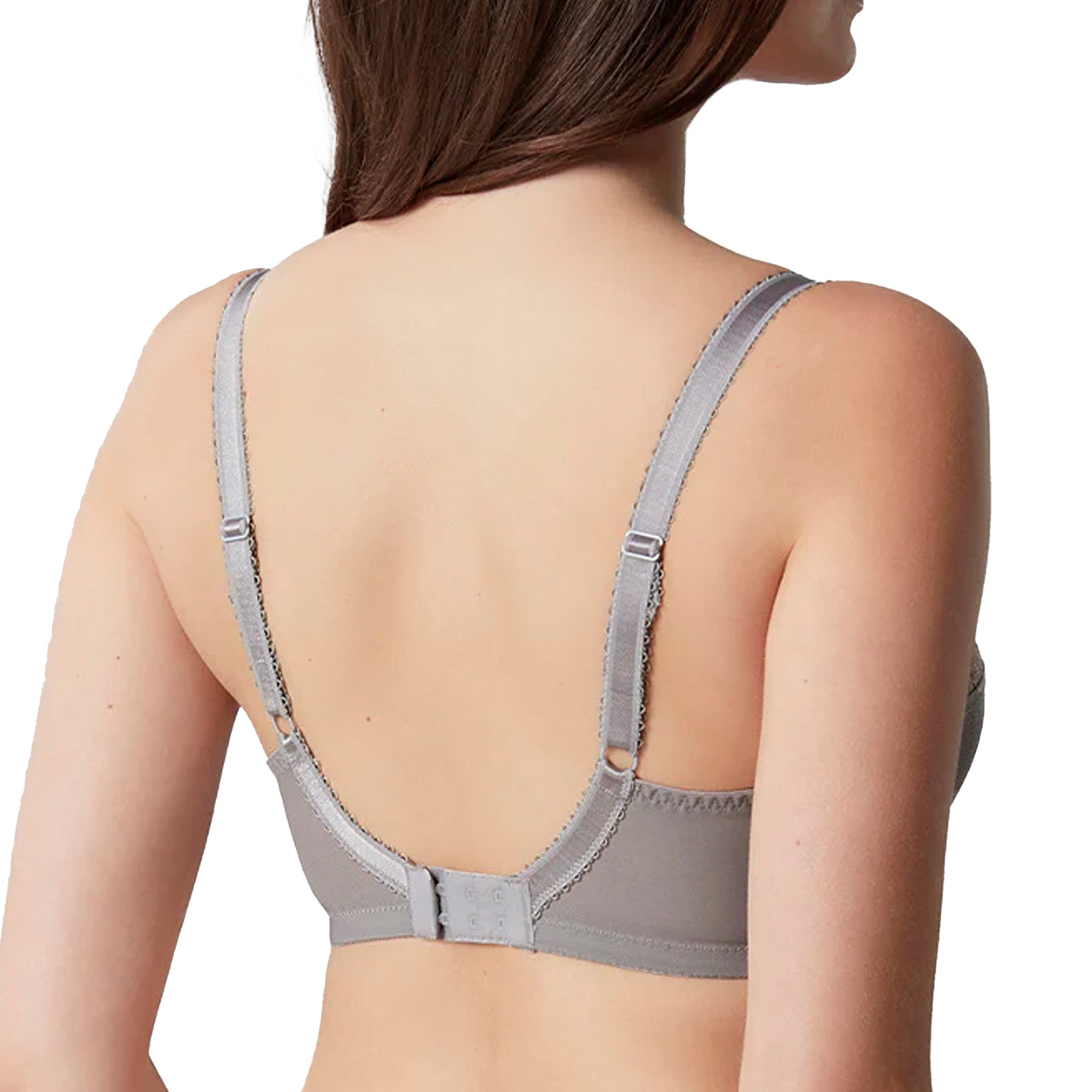 Panache Clara Full Cup Bra 7255 Opal Grey Back