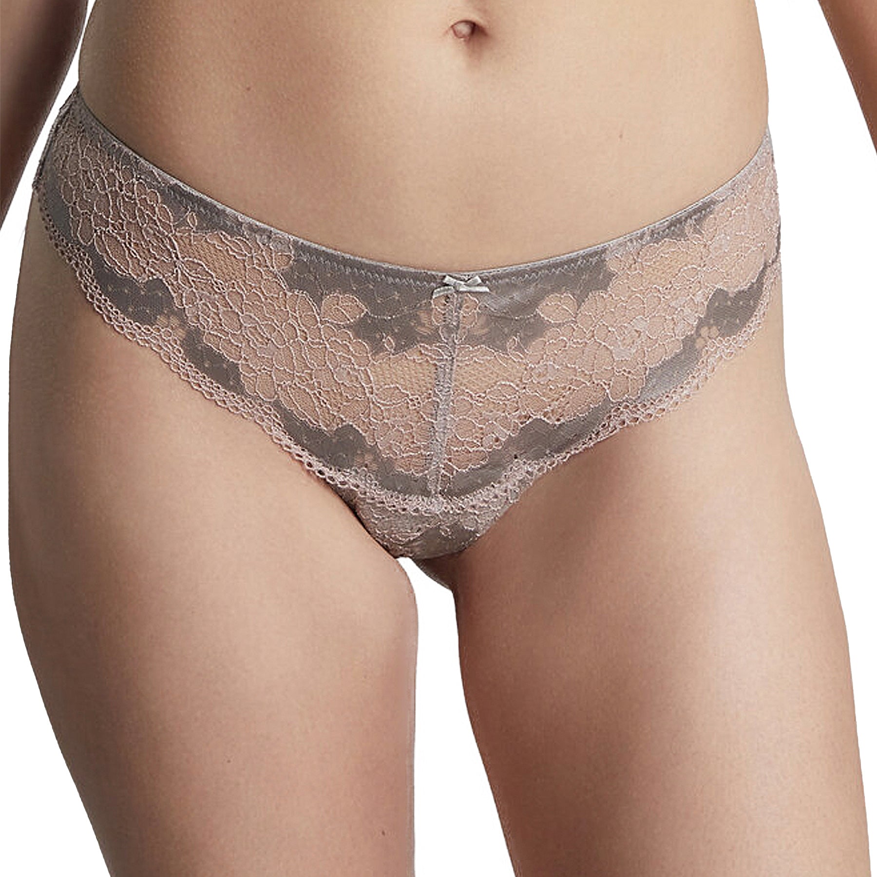 Panache Clara Thong 7259 Opal Grey Front