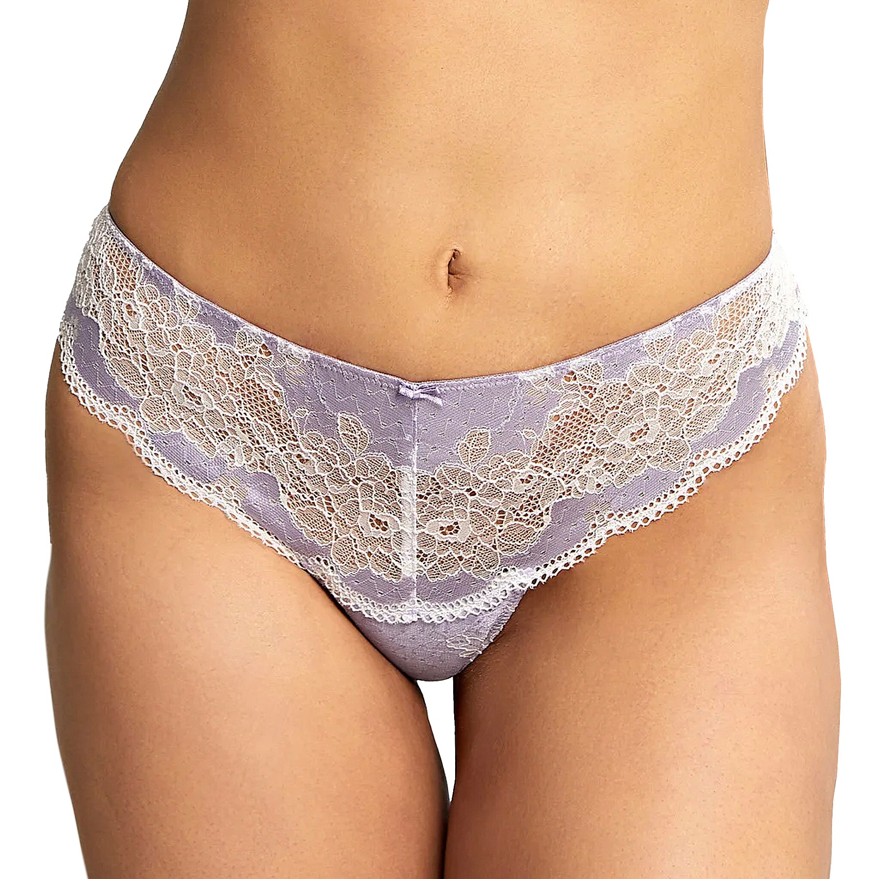 Panache Clara Thong 7259 Thistle Haze Front