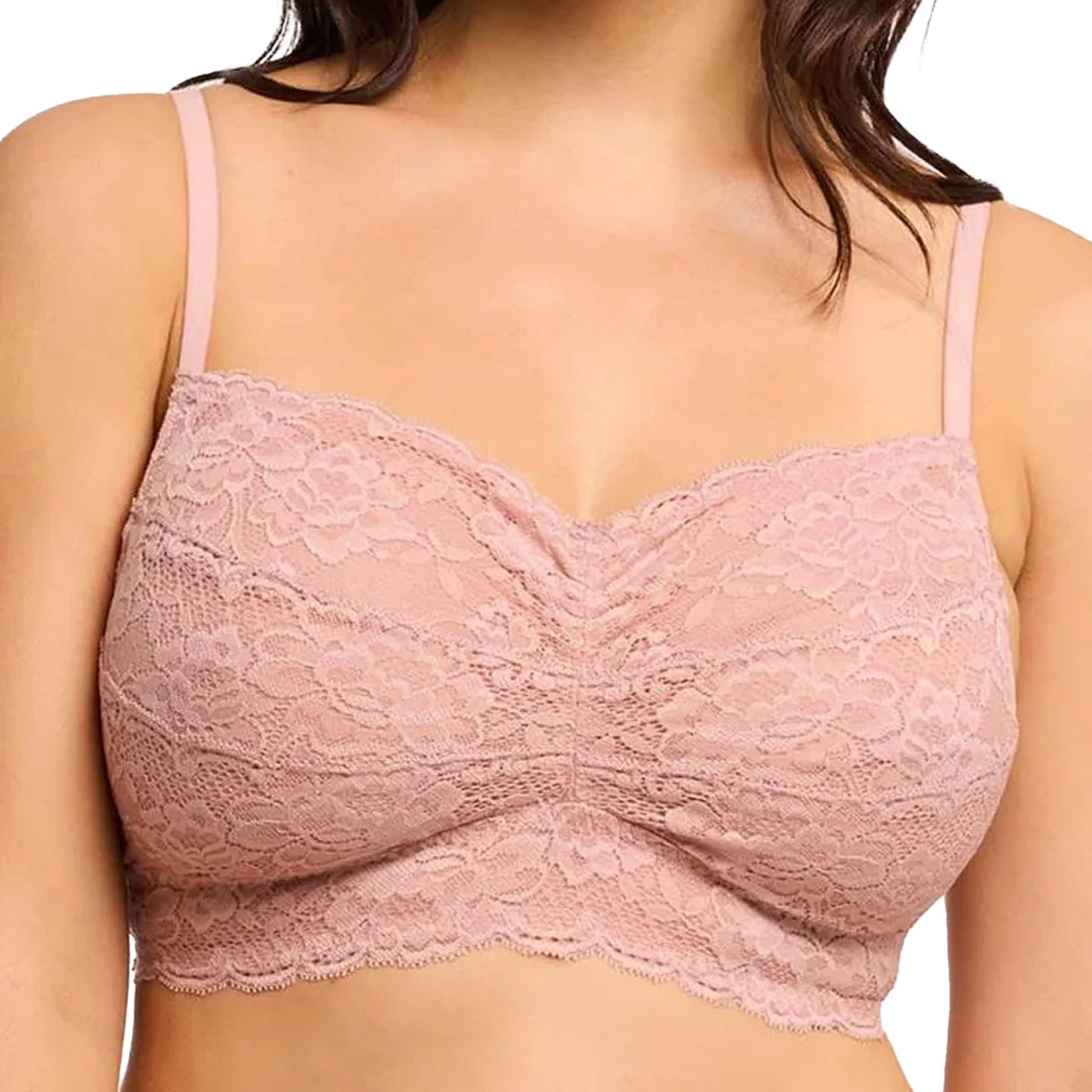 Montelle Cup-Sized Supportive Bralette 9334 Ballet Pink Front