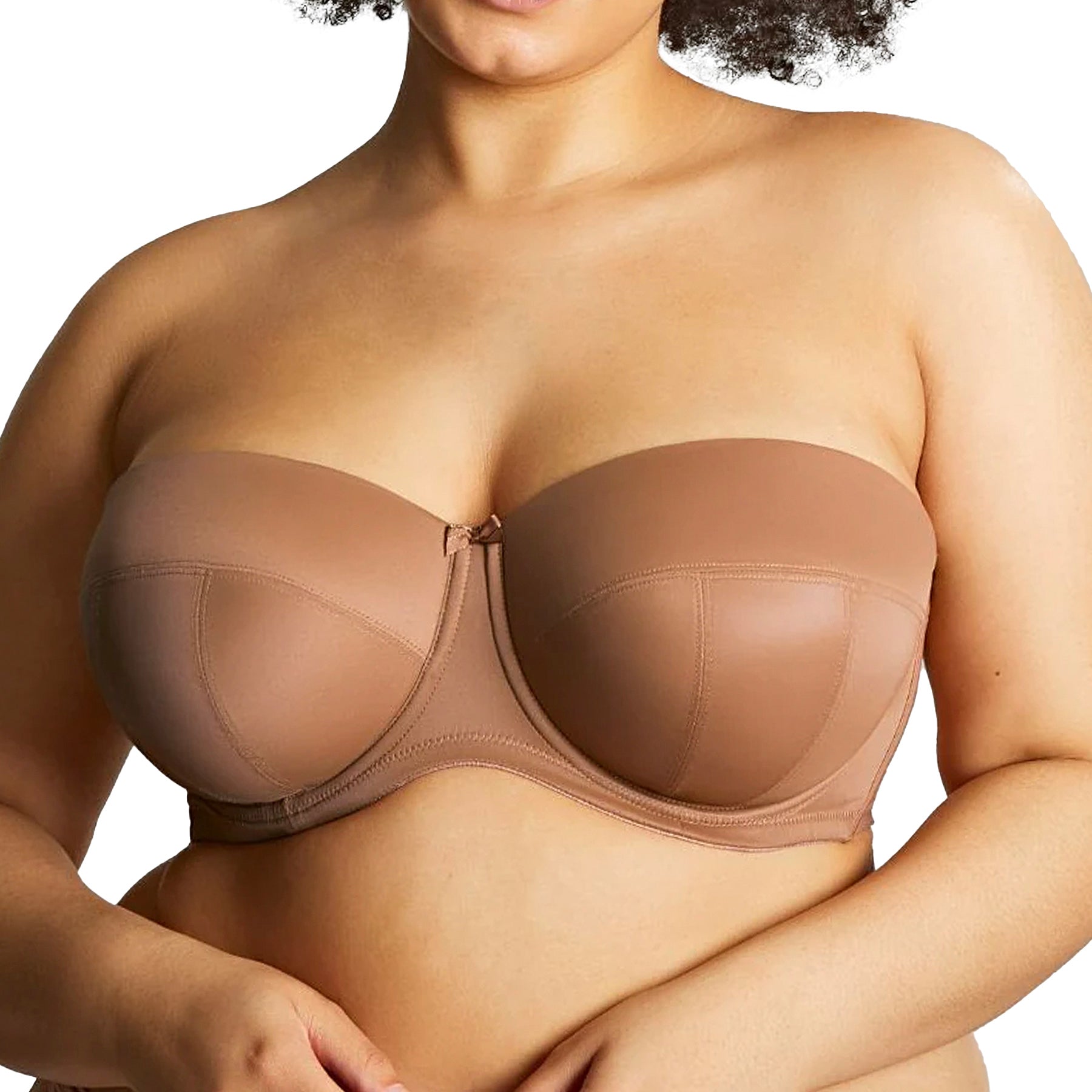 Panache Sculptresse Dana Strapless Bra 9670 Caramel Front