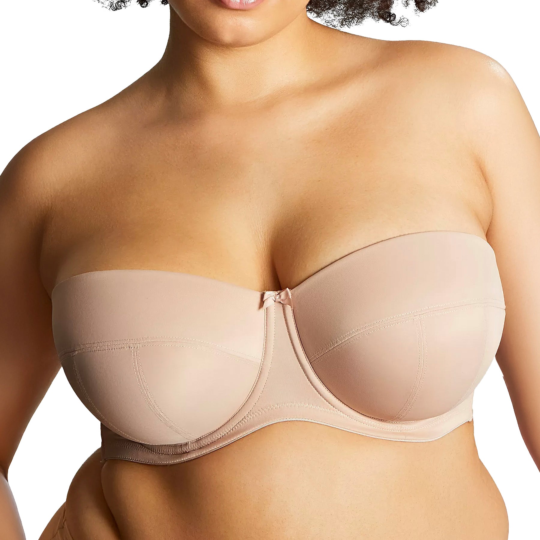 Panache Sculptresse Dana Strapless Bra 9670 Linen Front