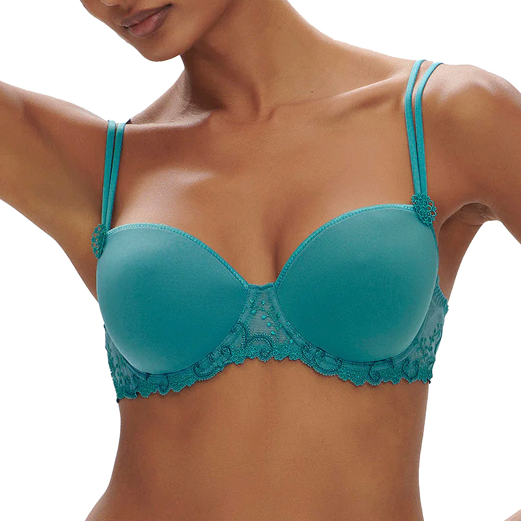 Simone Perele Delice 3D Molded Bra 12X343 Atoll Blue Front