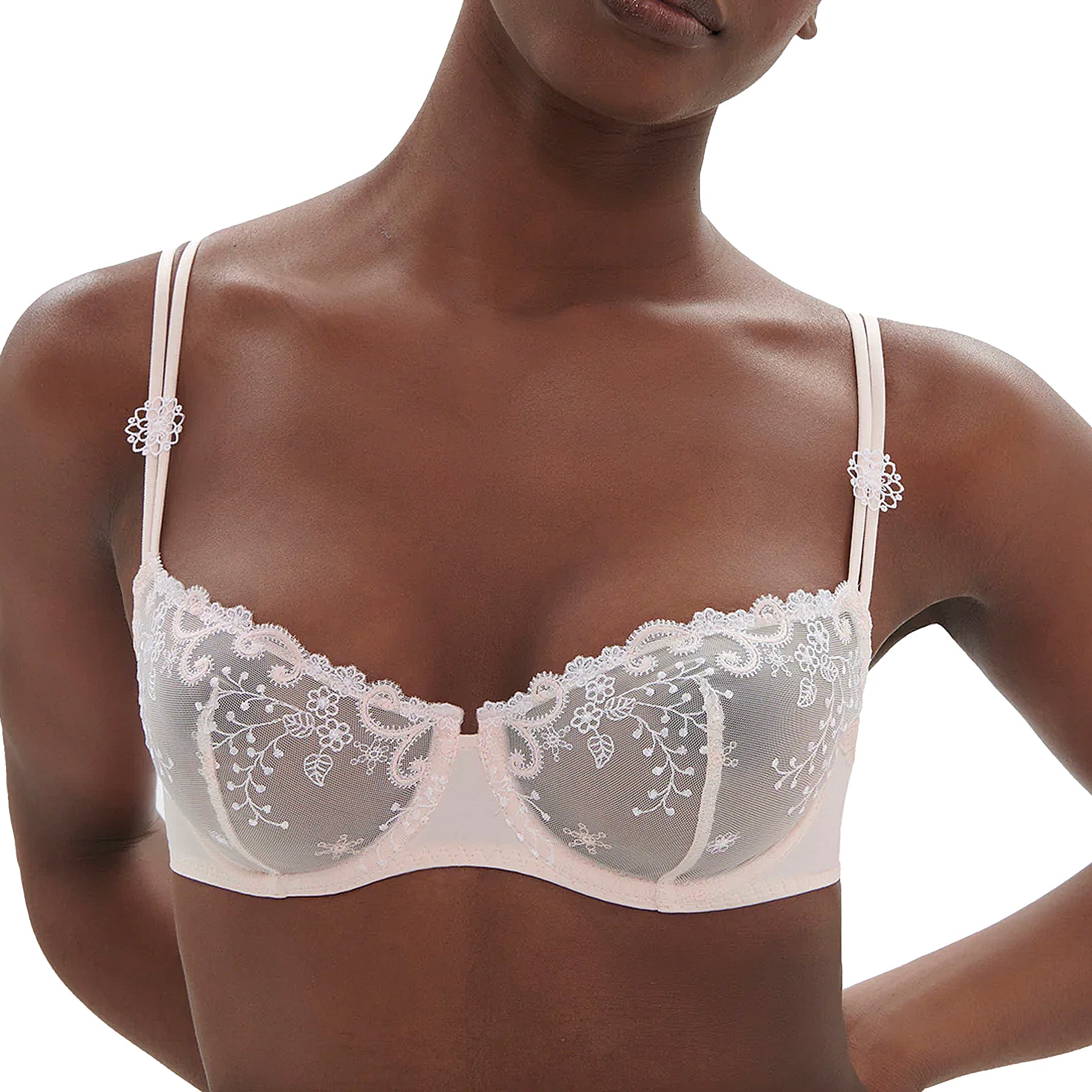 Simone Perele Delice Demi Cup Bra 12X330 Blush Front