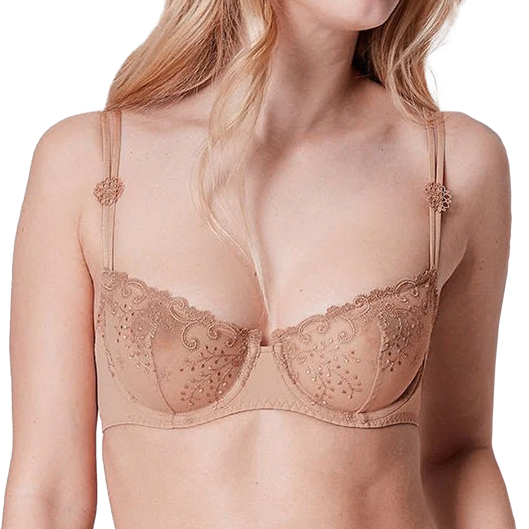 Simone Perele Delice Demi Cup Bra 12X330 Nude Front