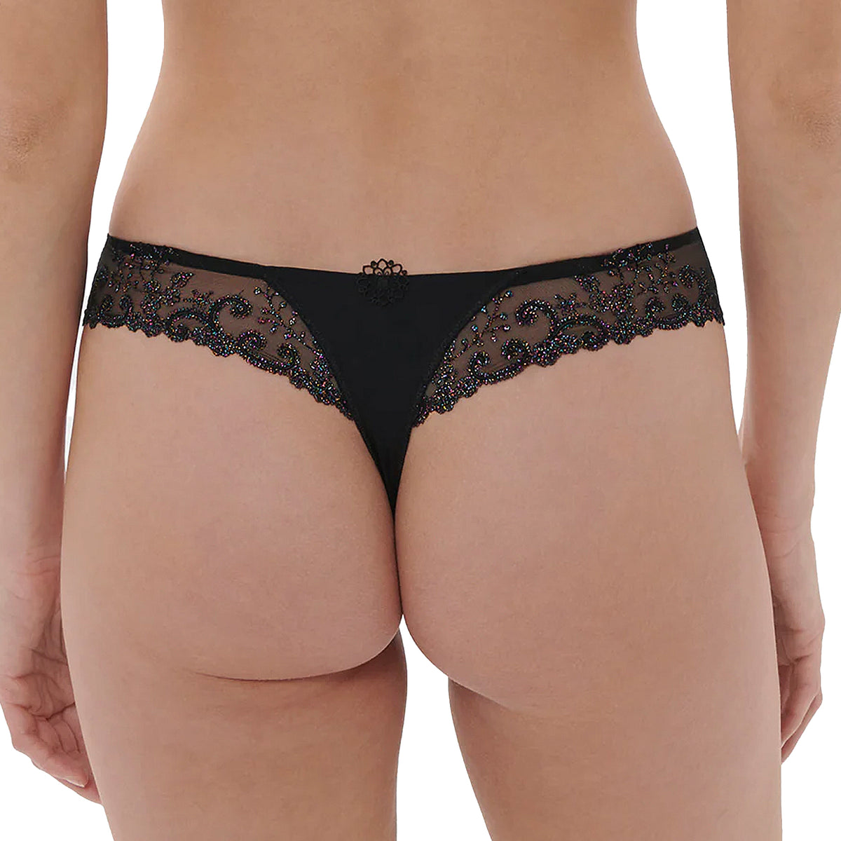Simone Perele Delice Thong 12X700 Gem Black Back