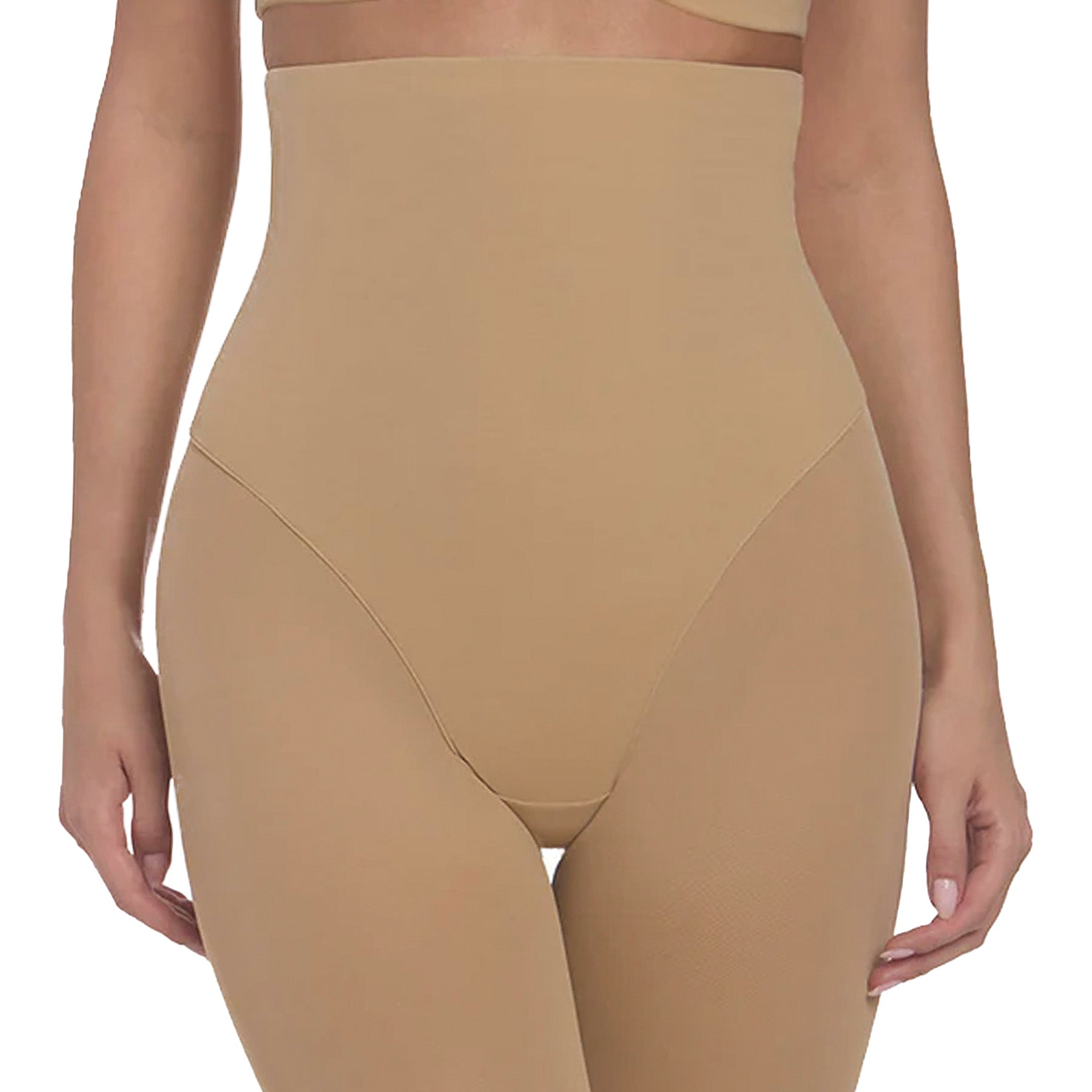 Dominique Melanie Firm Control High Waist Thigh 104 Mocha Front