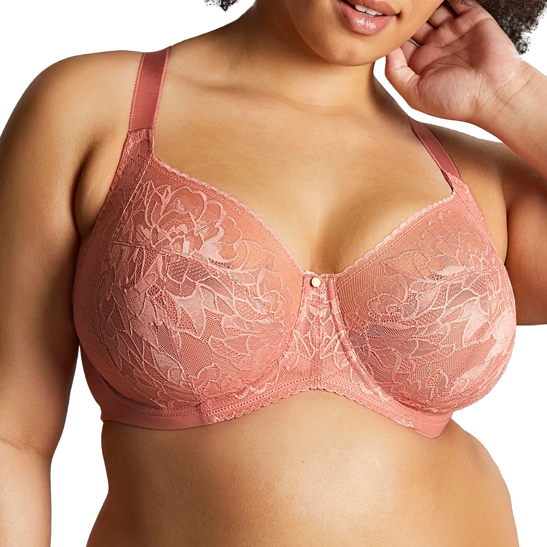 Panache Sculptresse Dream Full Cup Bra 10805 Rose Pink Front
