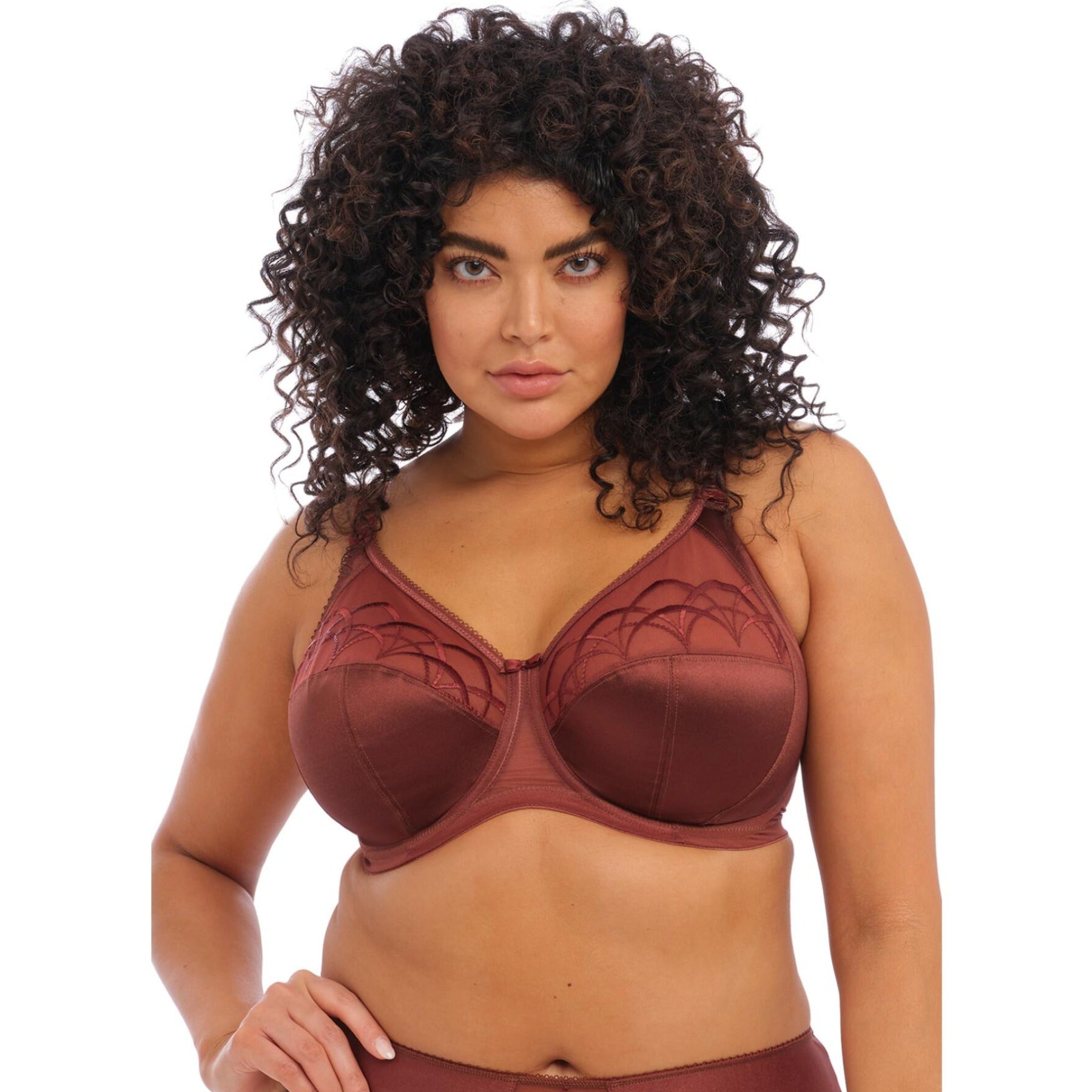 Cate Underwire Full Cup Banded Bra EL4030 - Dark Copper