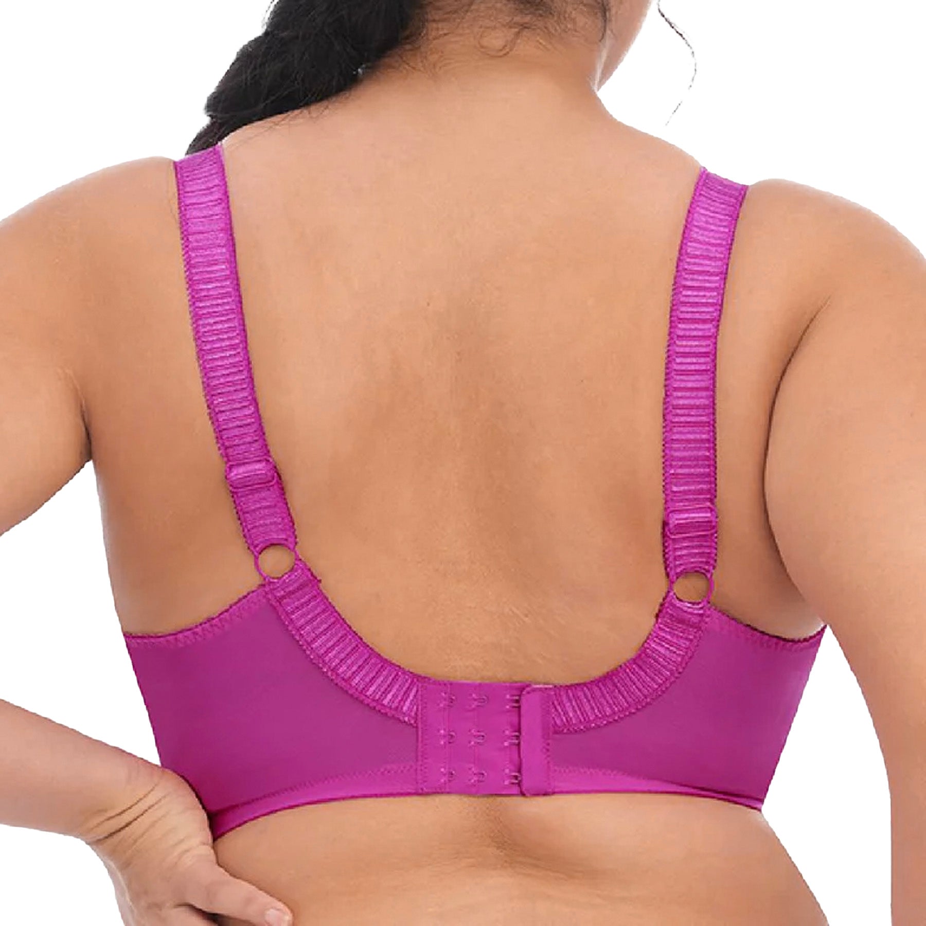 Elomi Cate Underwire Full Cup Banded Bra EL4030 Camelia Back