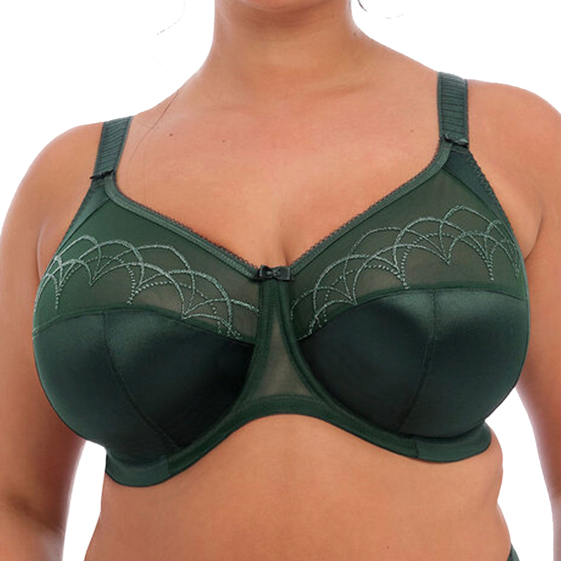 Elomi Cate Underwire Full Cup Banded Bra EL4030 Pine Grove Front