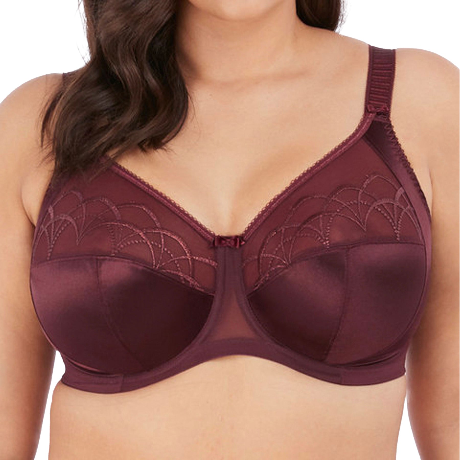 Elomi Cate Underwire Full Cup Banded Bra EL4030 Raisin 
