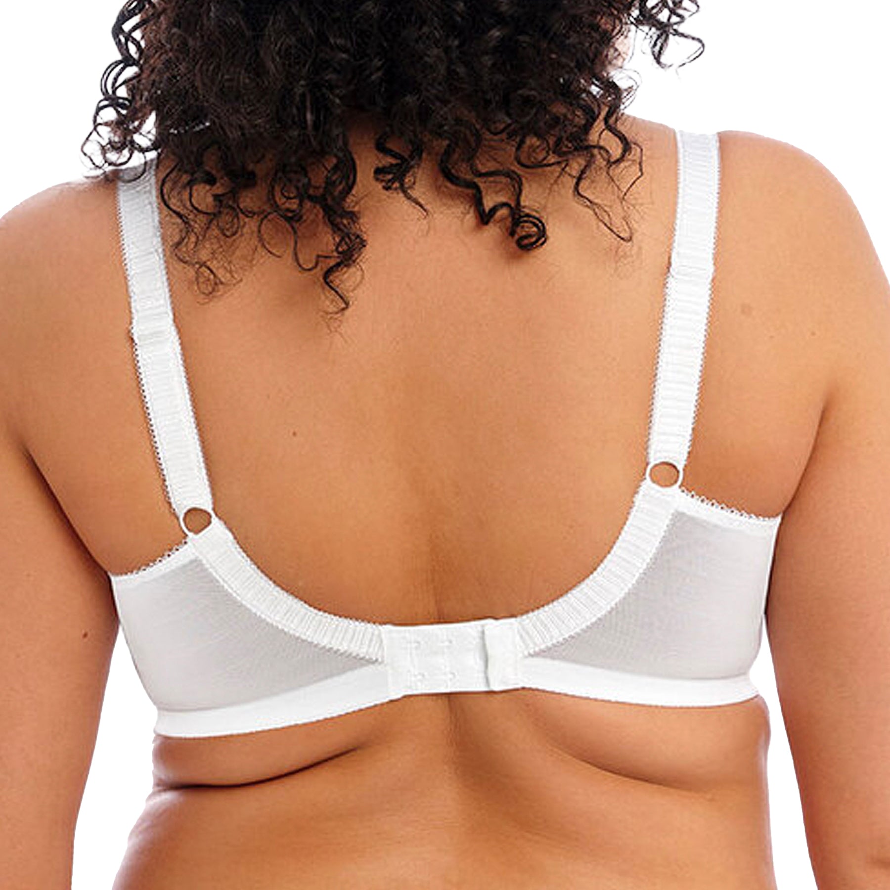 Elomi Cate Underwire Full Cup Banded Bra EL4030 White Back