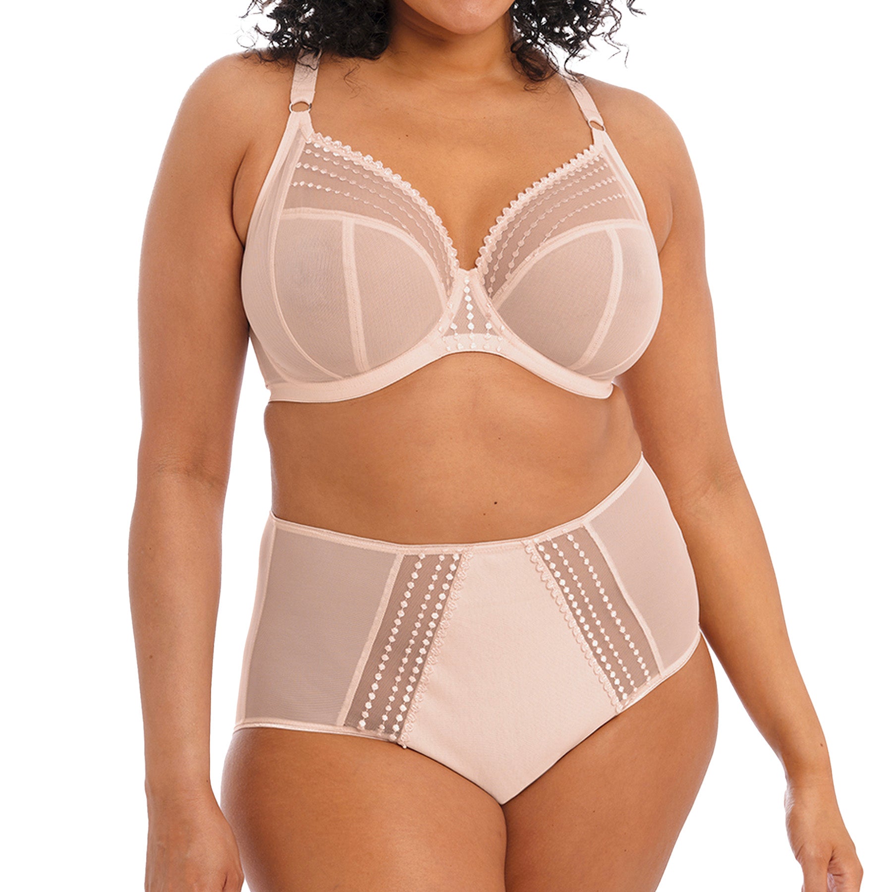 Elomi Matilda Full Brief EL8906 Pearl Blush Set