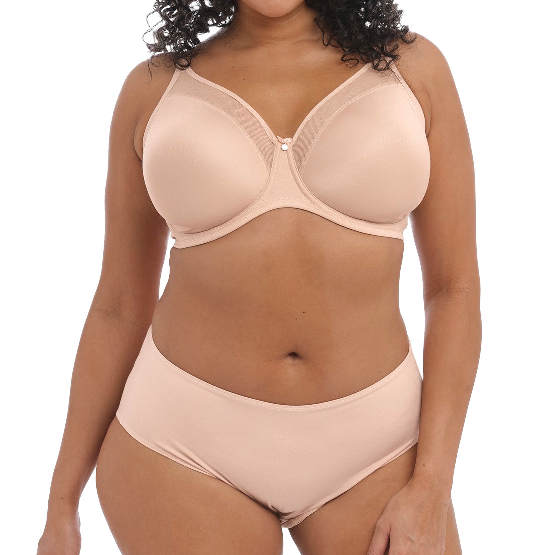 Elomi Smooth UW Moulded Non Padded Bra EL4301 Sahara Set