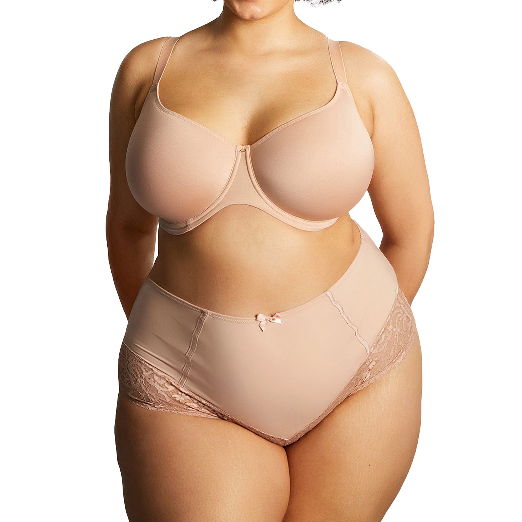 Panache Sculptresse Elegance Moulded Spacer Bra 10401 Honey Set