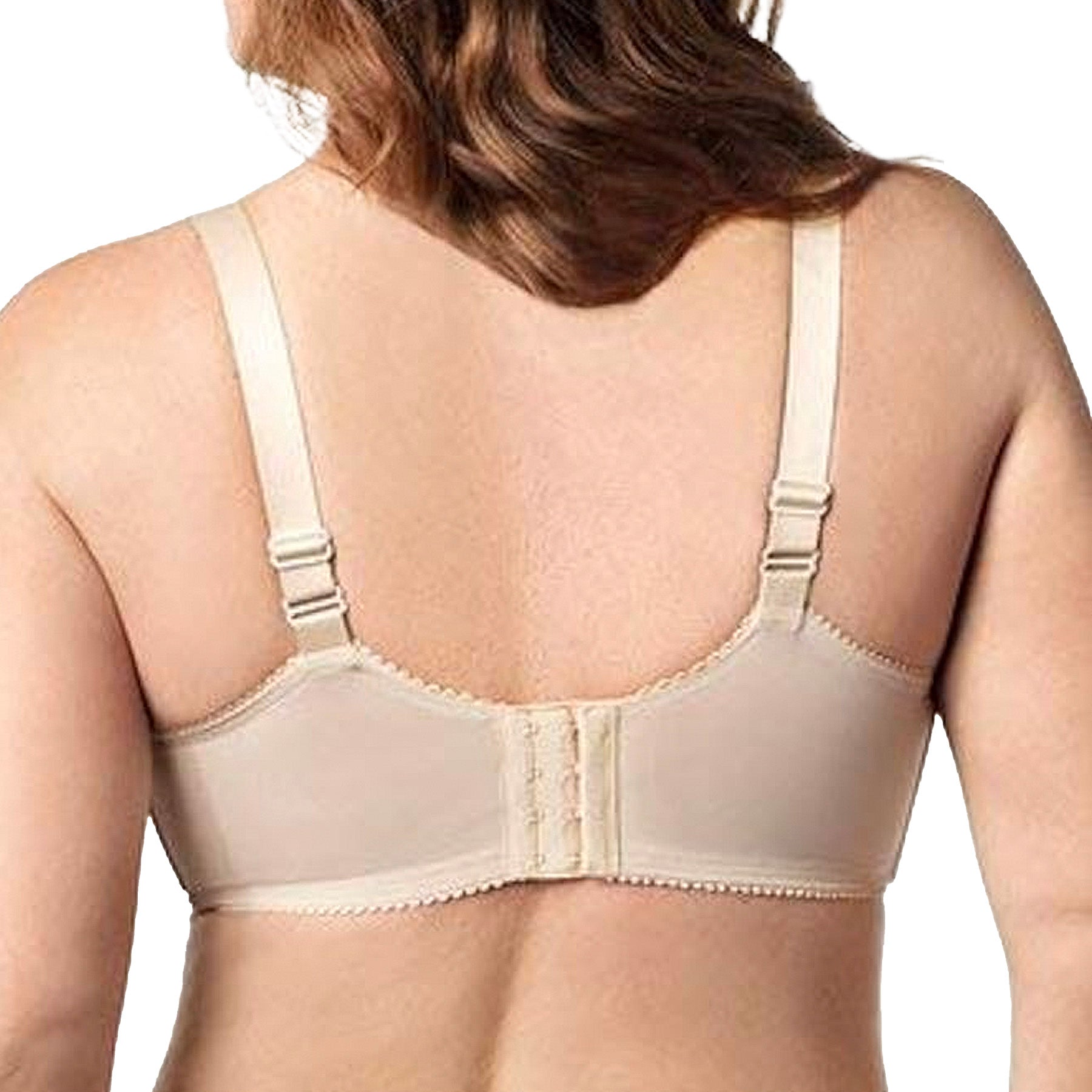 Elila Balcony Underwire Bra 2517 Black Lace/Nude Back