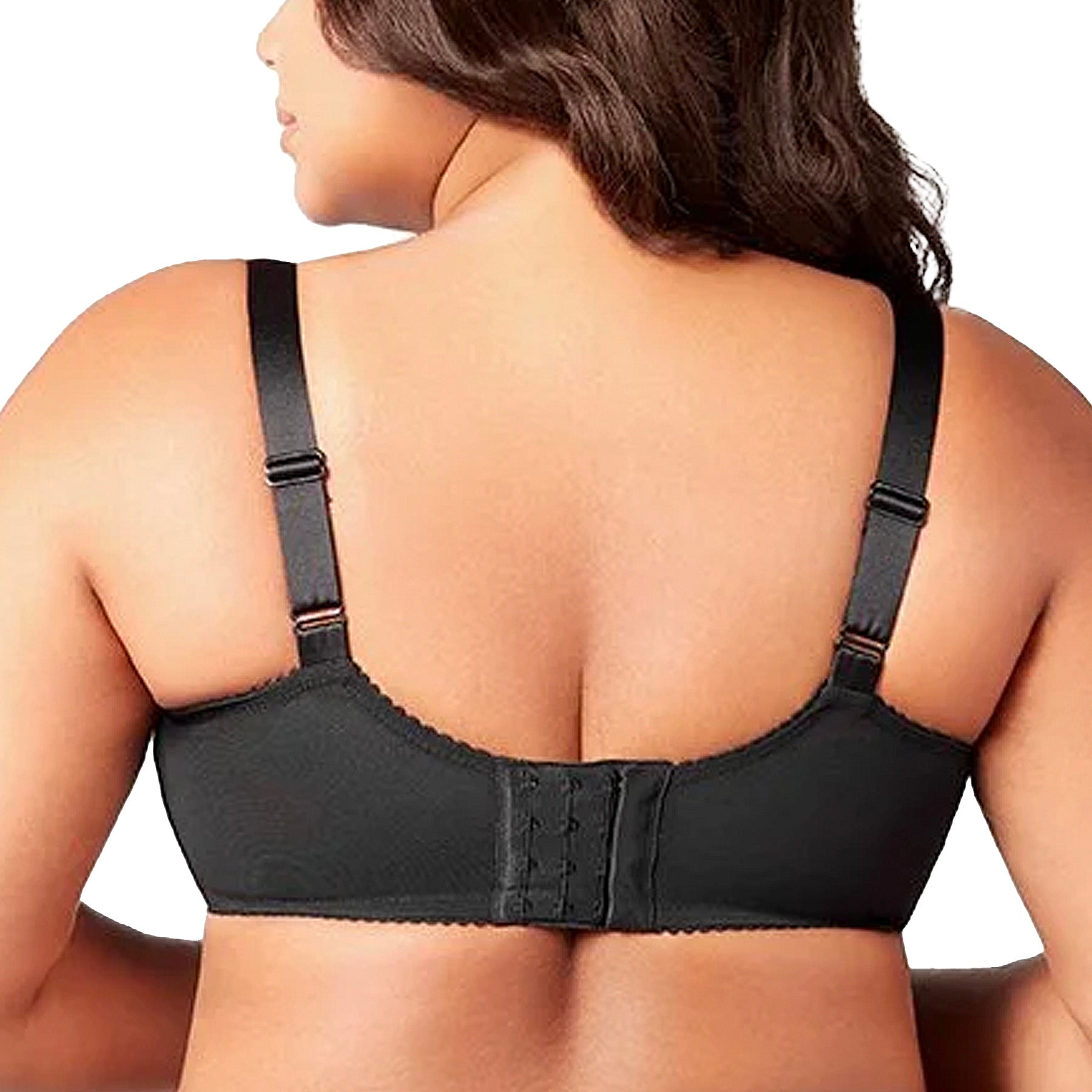 Elila Balcony Underwire Bra 2818 Black Back