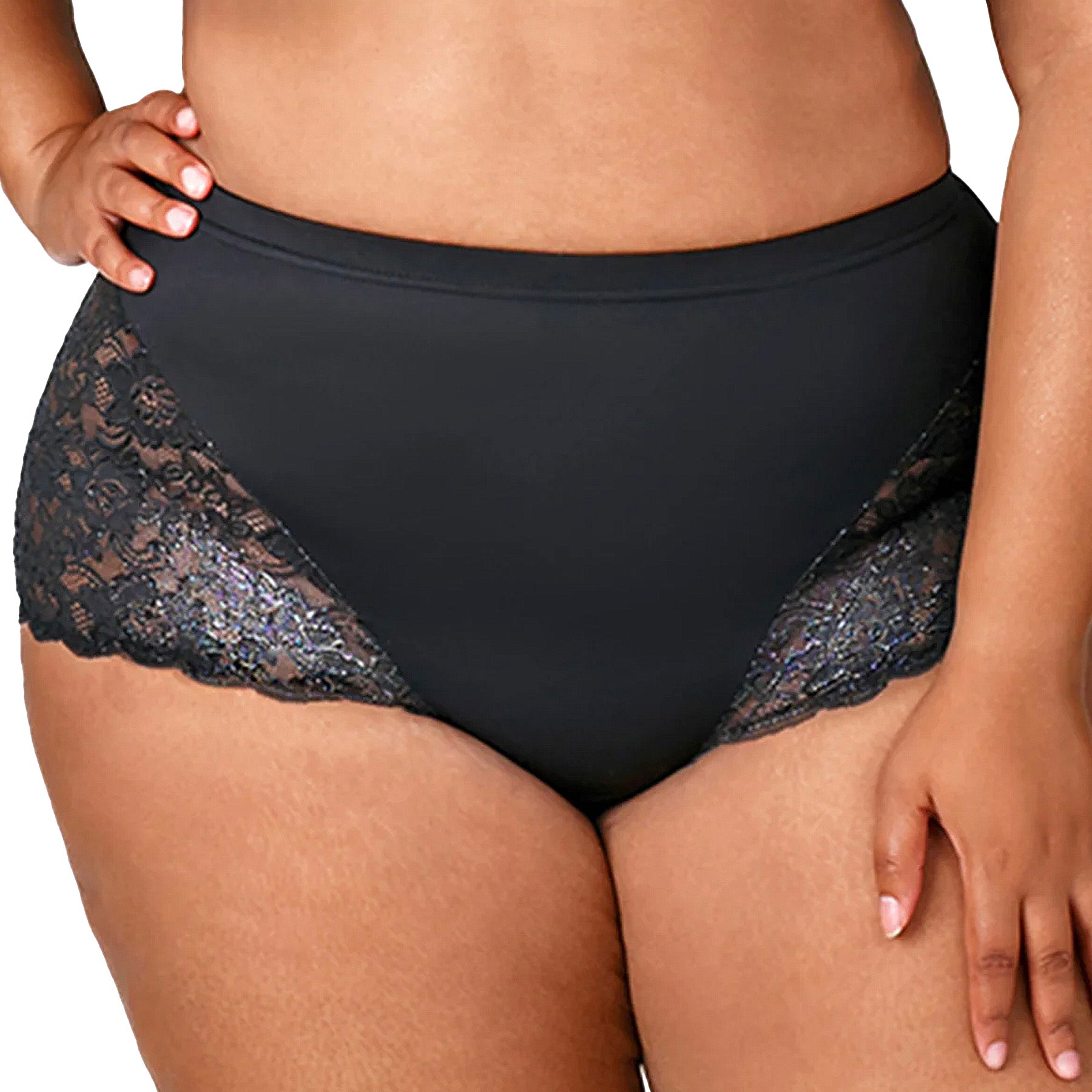 Elila Cheeky Stretch Lace Panty 3311 Mermaid Front