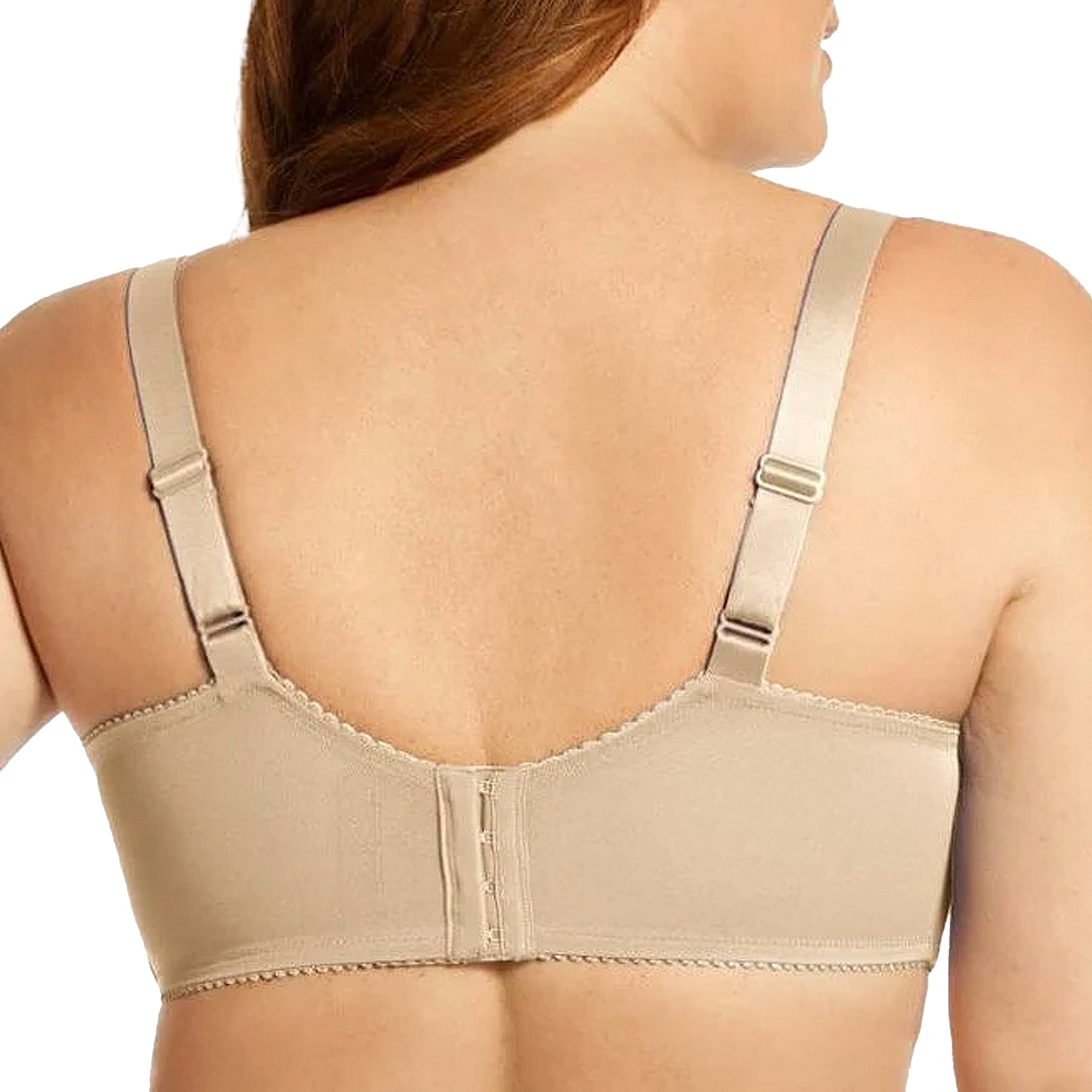 Elila Embroidered Microfiber Underwire Bra 2401 Nude Back