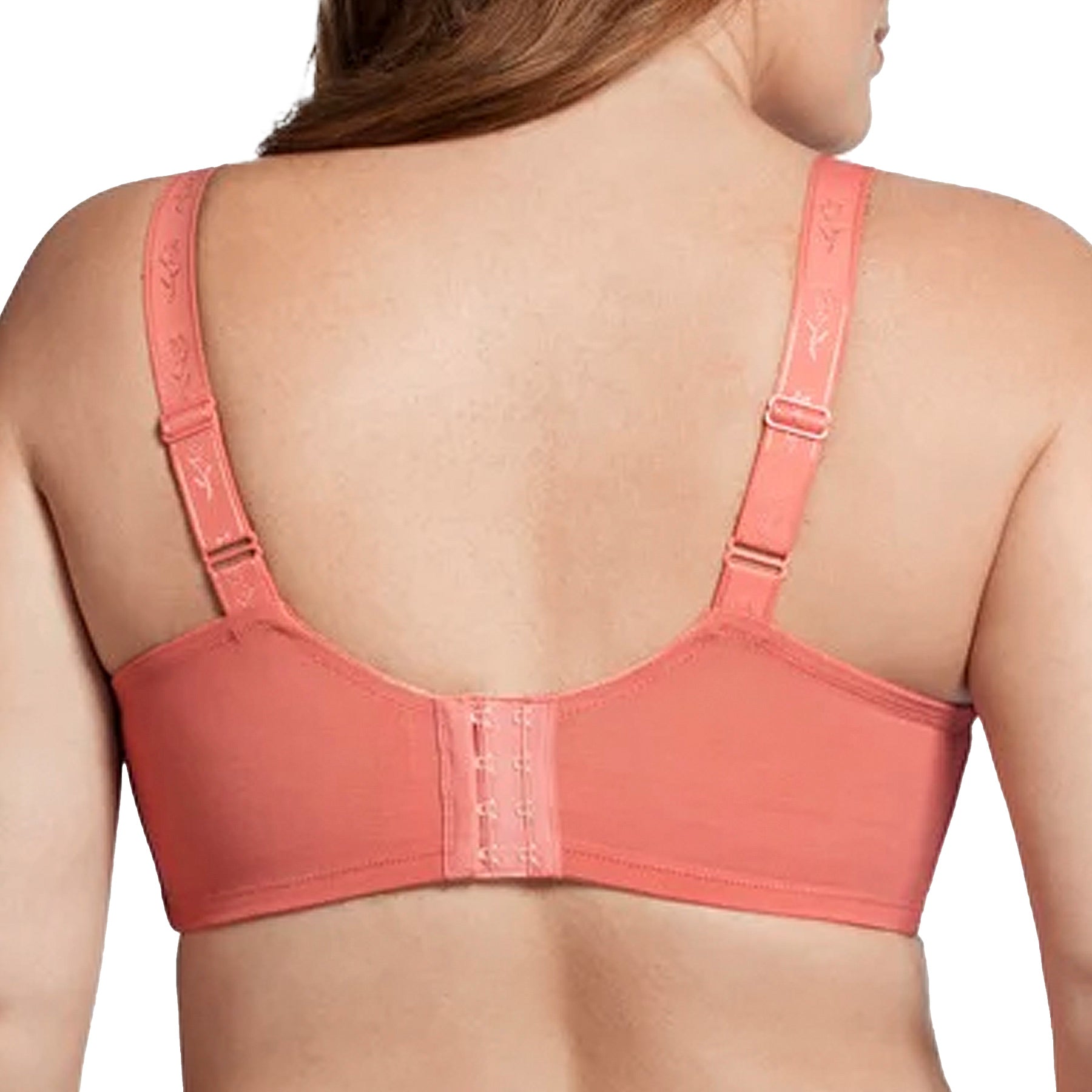 Elila Full Coverage Stretch Lace Underwire Bra 2311 Coral Back