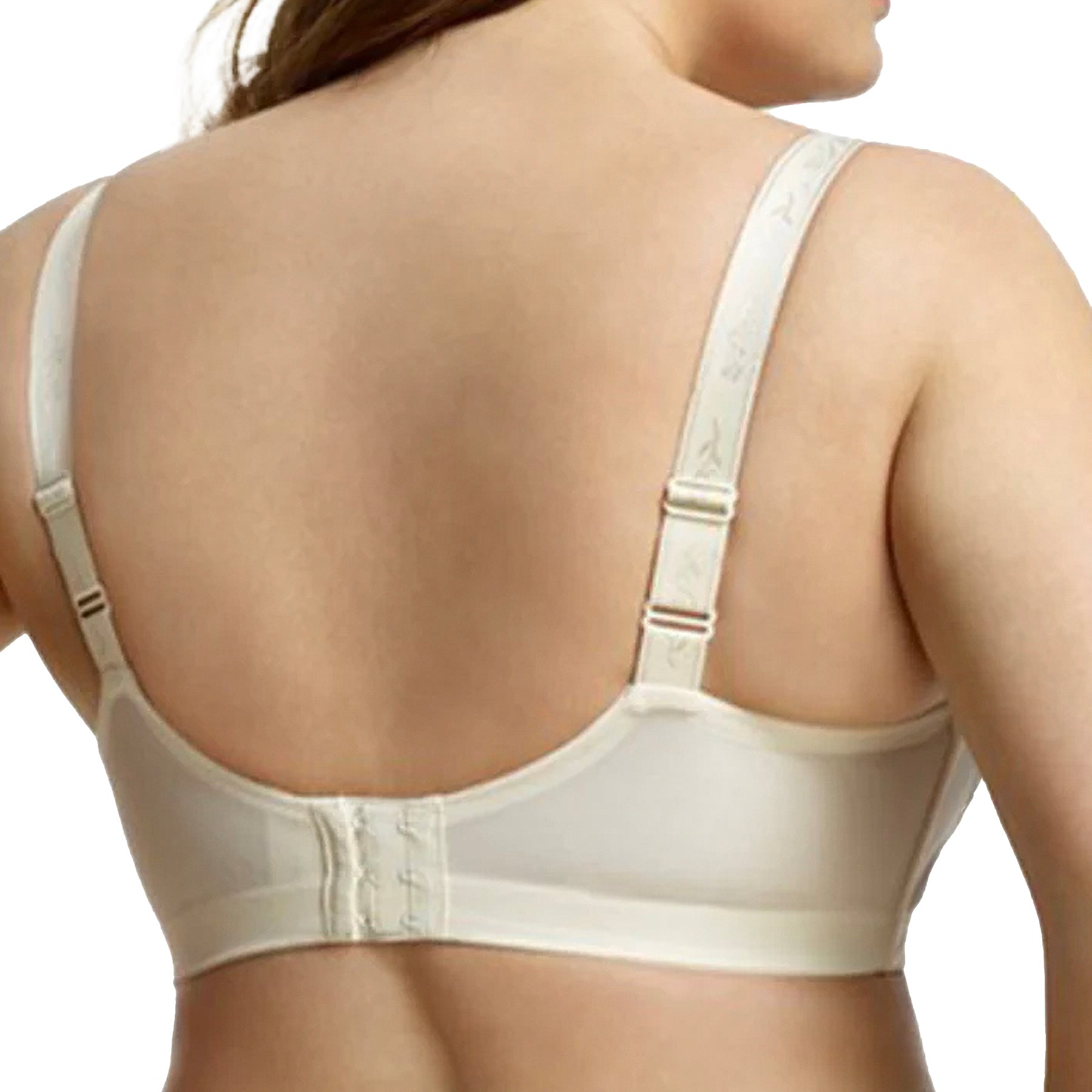 Elila Full Coverage Stretch Lace Underwire Bra 2311 Ivory Back
