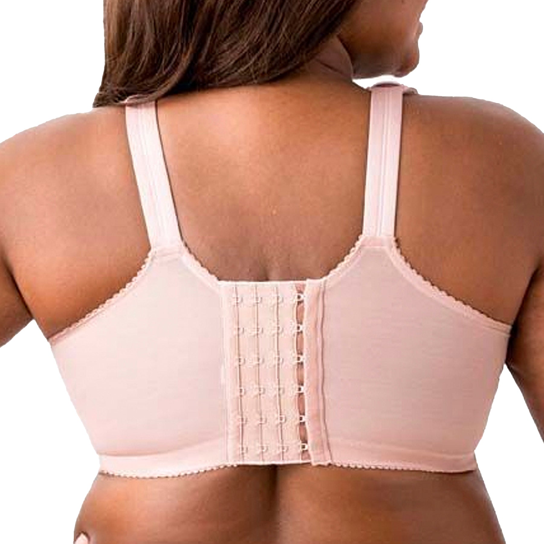 Elila Full Coverage Wireless Soft Cup Bra 1505 Dusty Rose Back