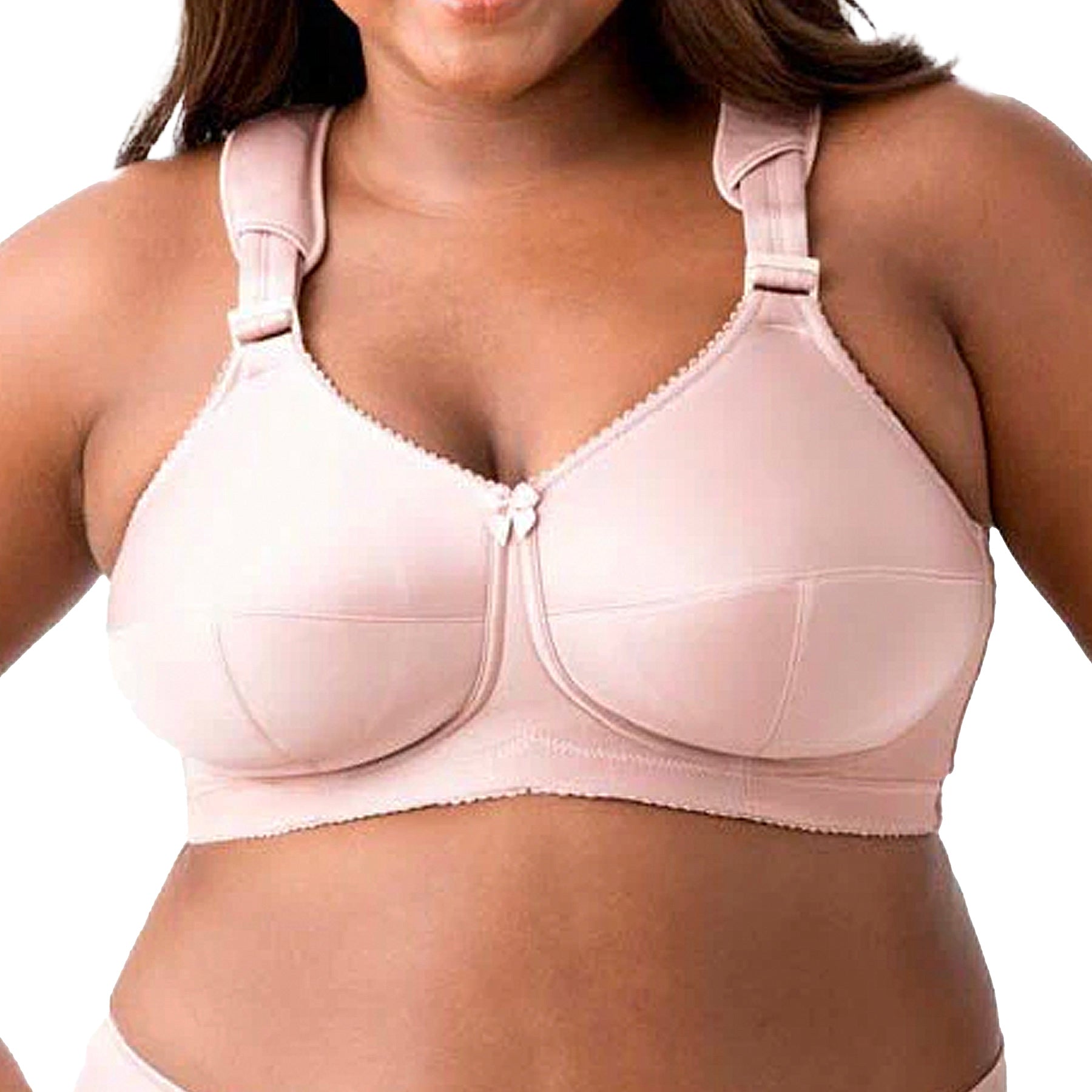 Elila Full Coverage Wireless Soft Cup Bra 1505 Dusty Rose Front