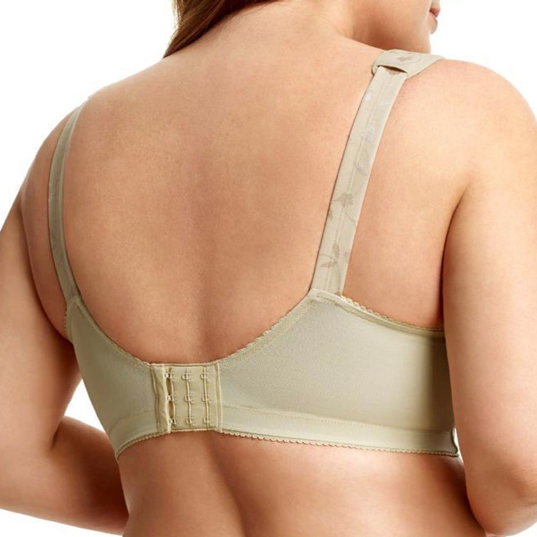 Elila Jacquard Soft Cup Bra 1305 Nude Back