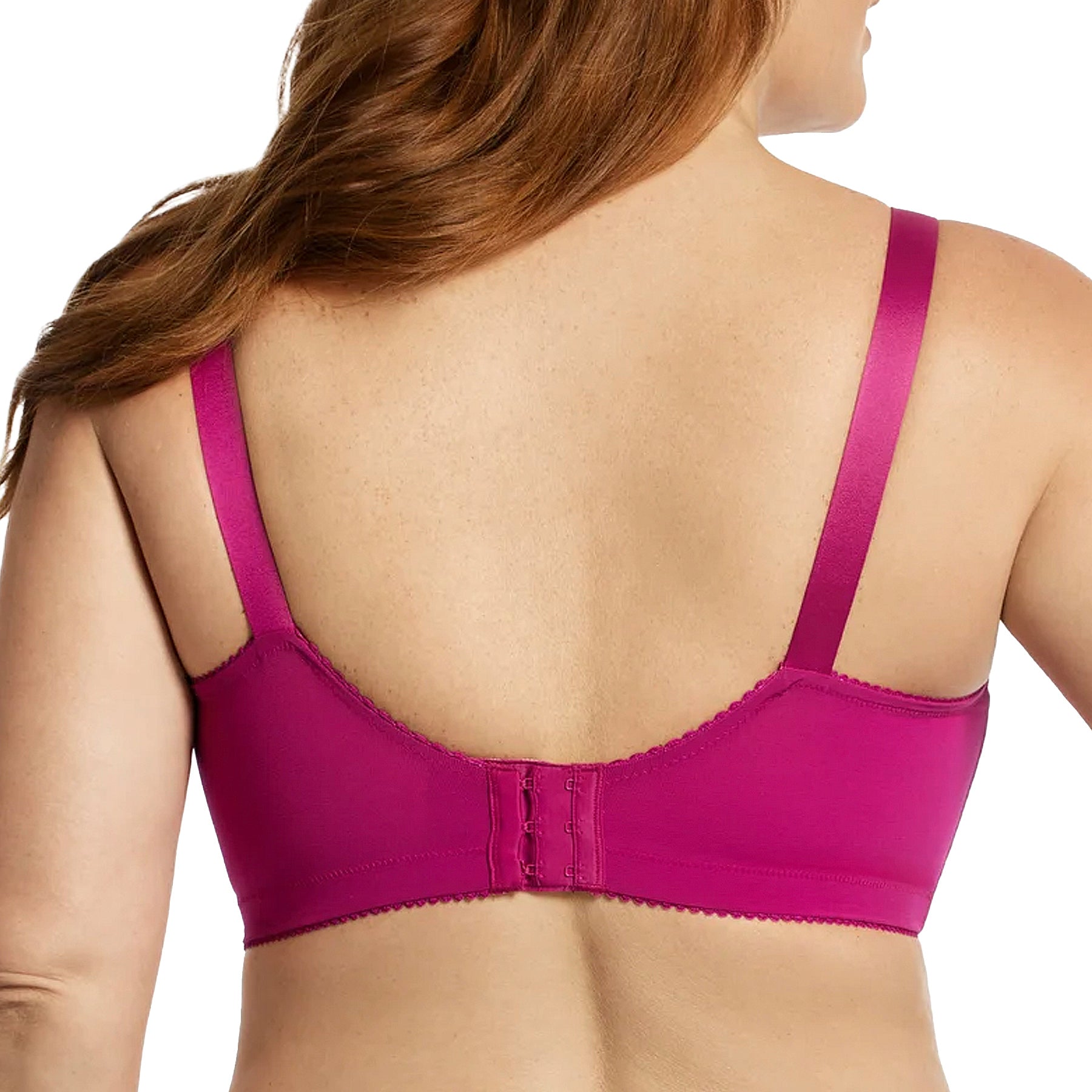 Elila Lace Soft Cup Bra 1303 Fuchsia Back
