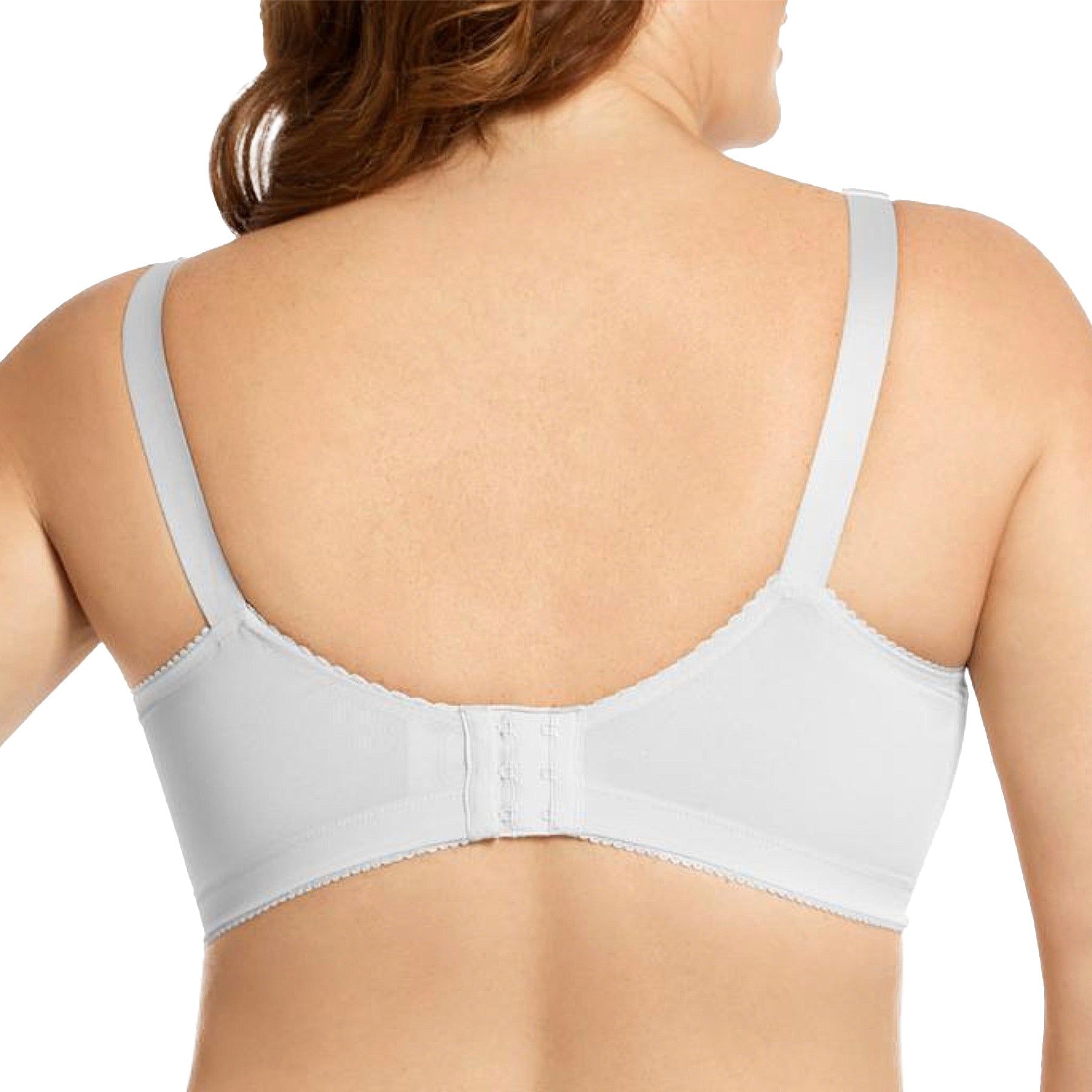 Elila Lace Soft Cup Bra 1303 White Back