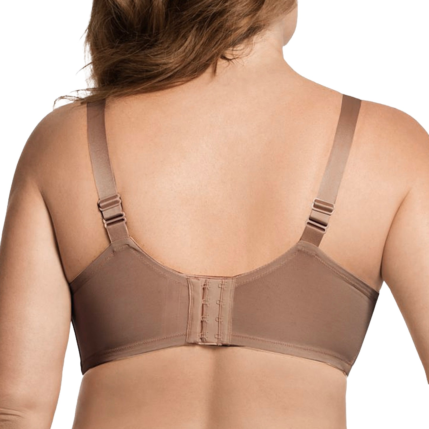 Elila Leopard Lace Underwire Bra 2211 Mocha Back