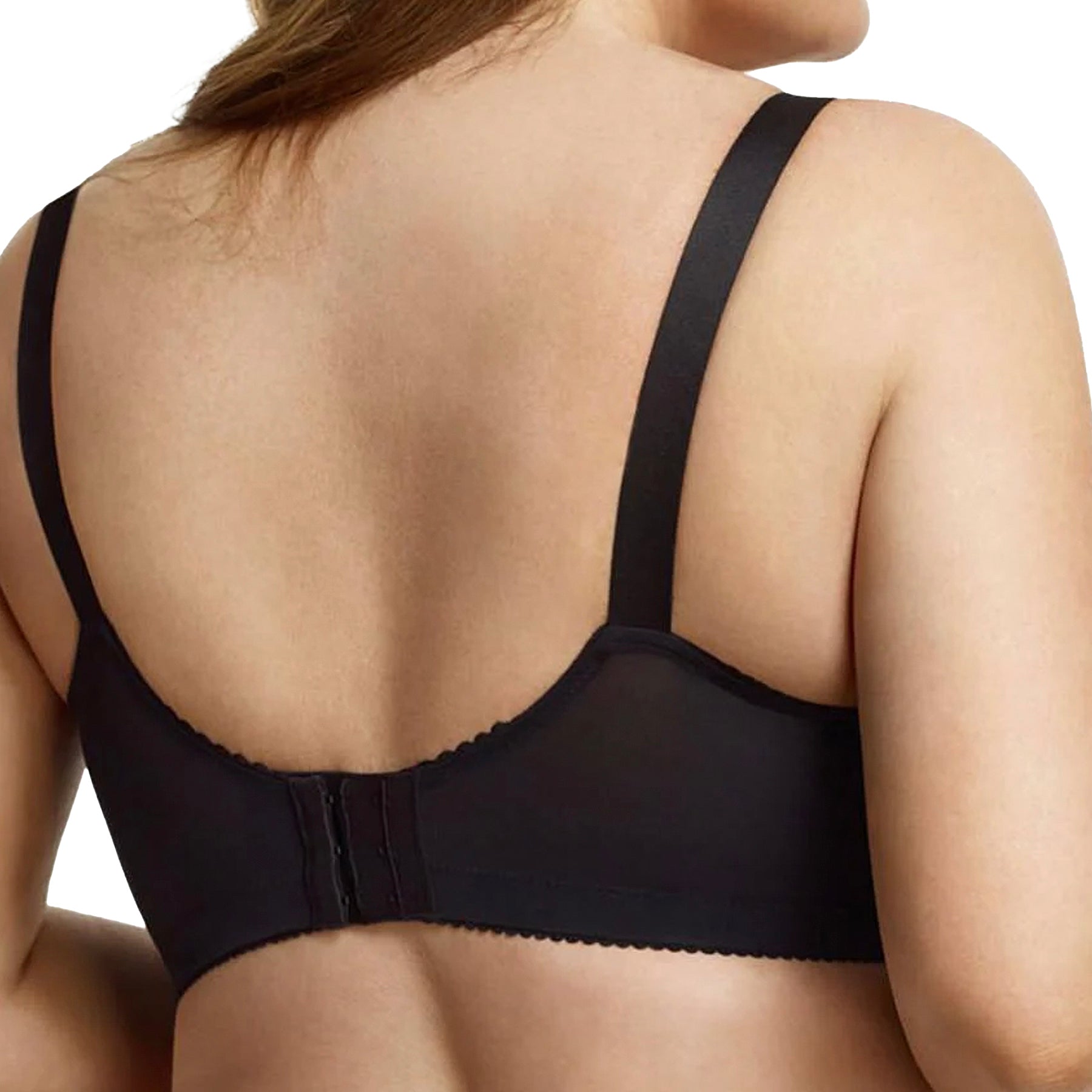 Elila Microfiber Molded Softcup Bra 1803 Black Back