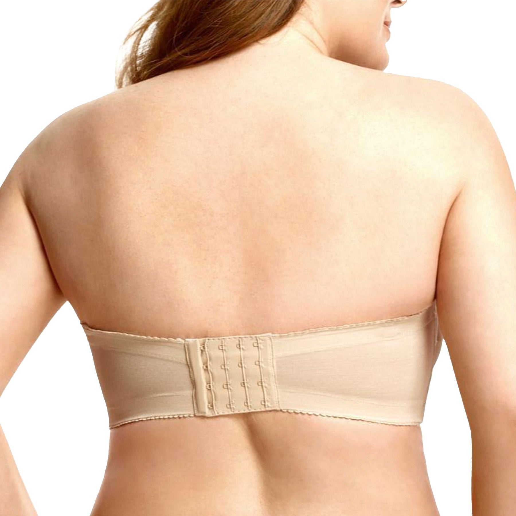 Elila Spacer Molded Strapless Bra 4820 Nude Back