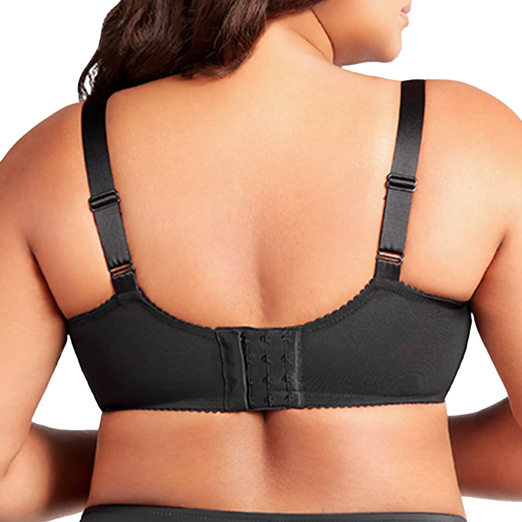 Elila Swiss Embroidery Balcony Underwire Bra 2918 Black Back