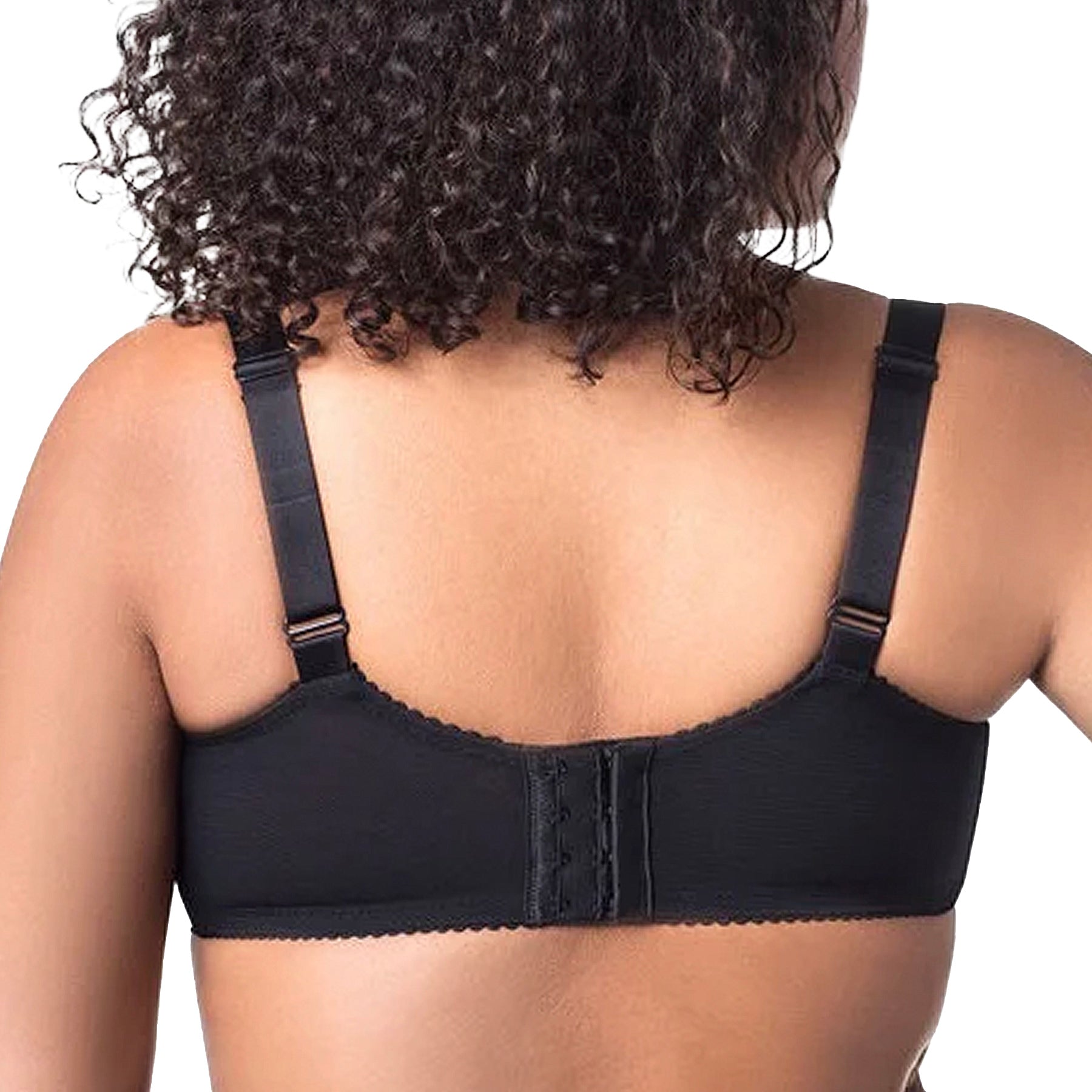 Elila Tulip Embroidered Underwire Bra 2801 Black Back