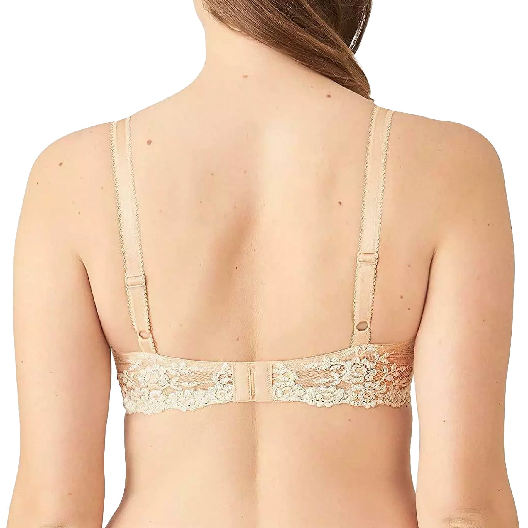 Wacoal Embrace Lace Underwire T-Shirt Bra 853191 Natural Back