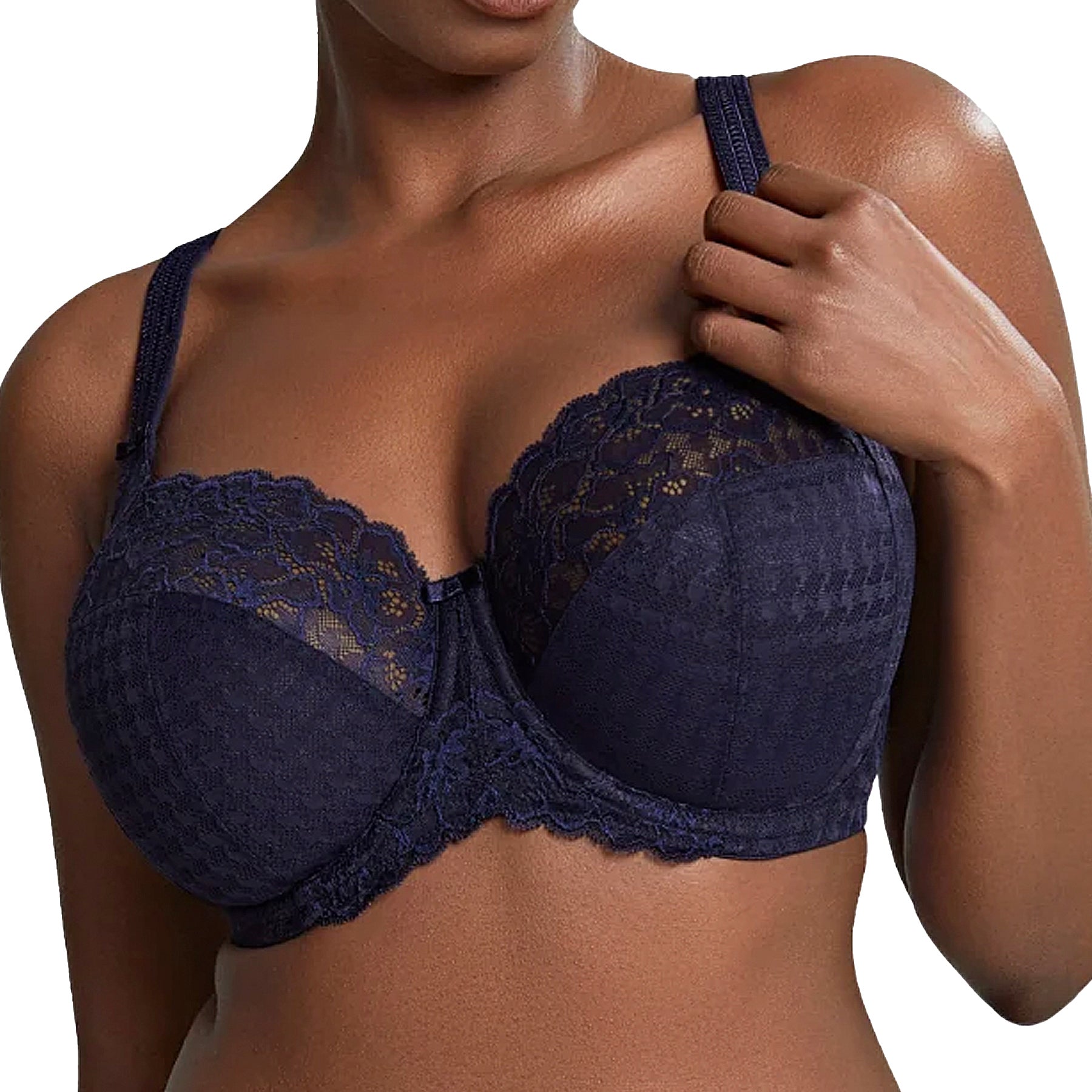 Panache Envy Full Cup Bra 7285 Navy Front