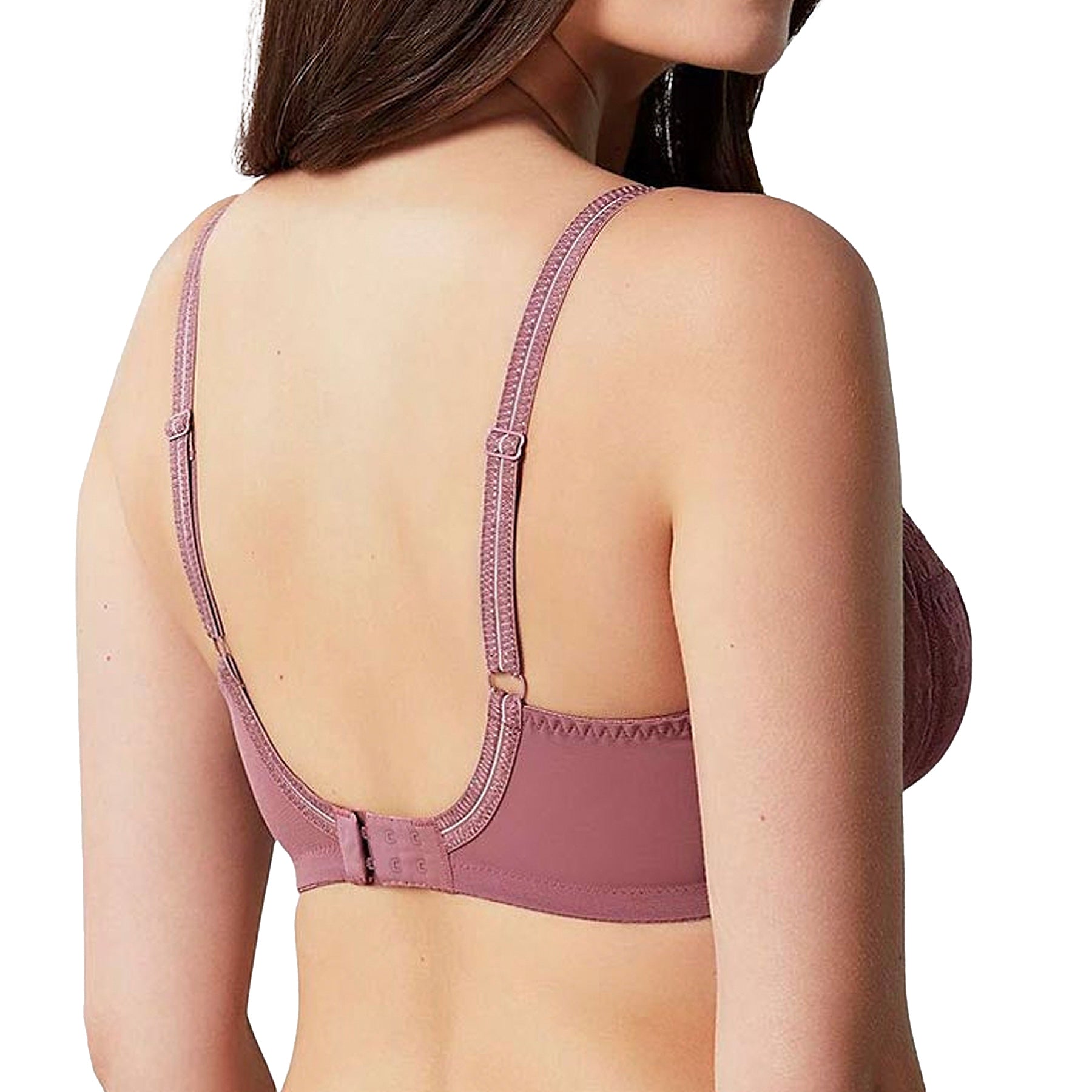 Panache Envy Full Cup Bra 7285 Rose Mauve Back