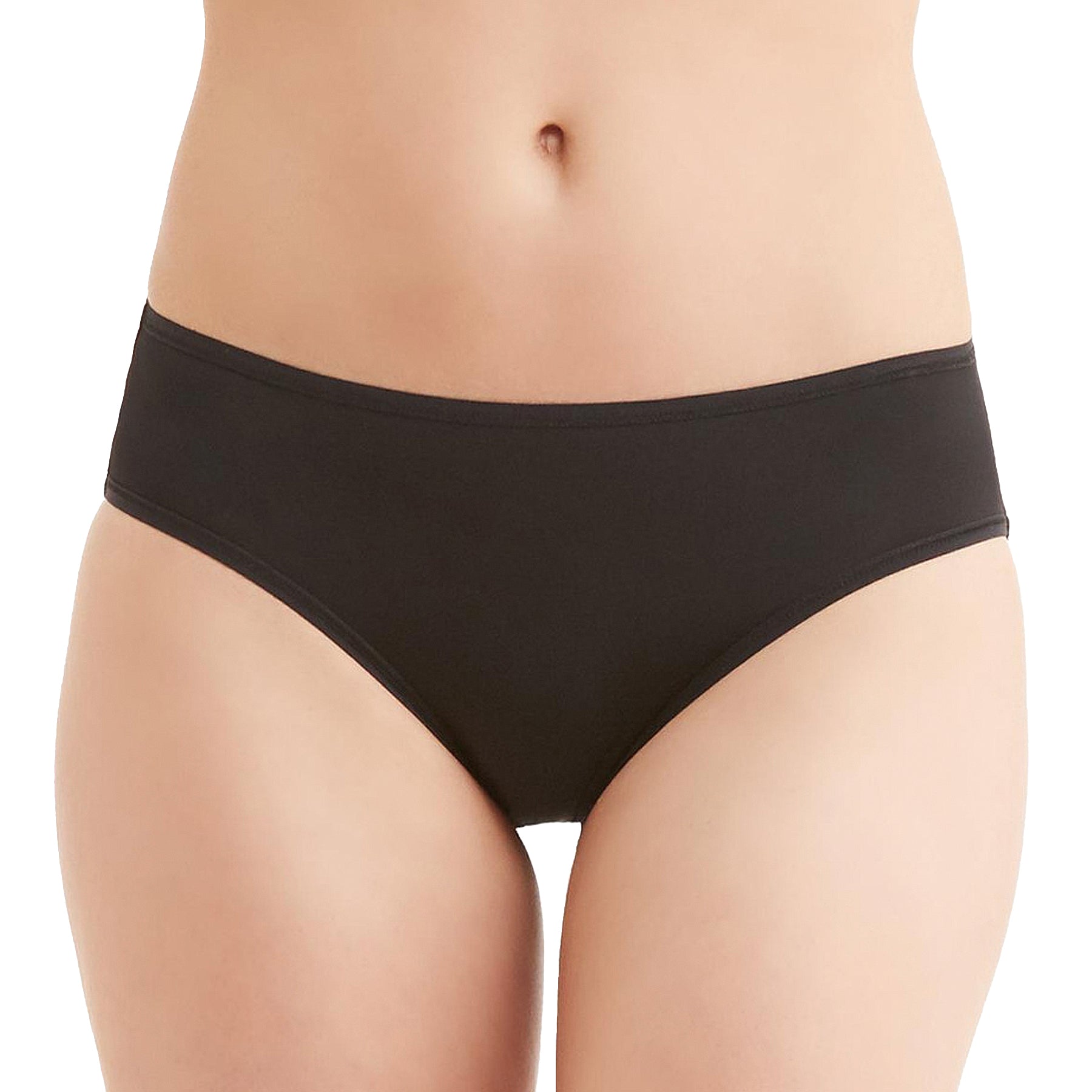 Montelle Essential High Cut Brief Panty 9387 Black Front