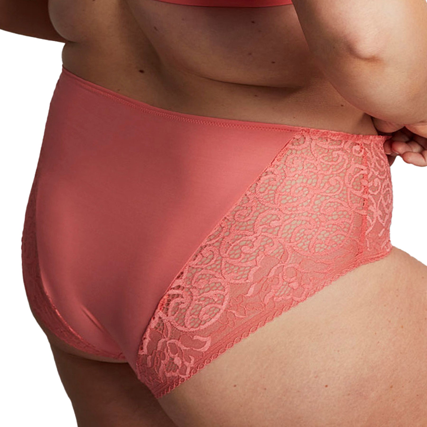 Panache Sculptresse Estel Deep Brief Coral Back