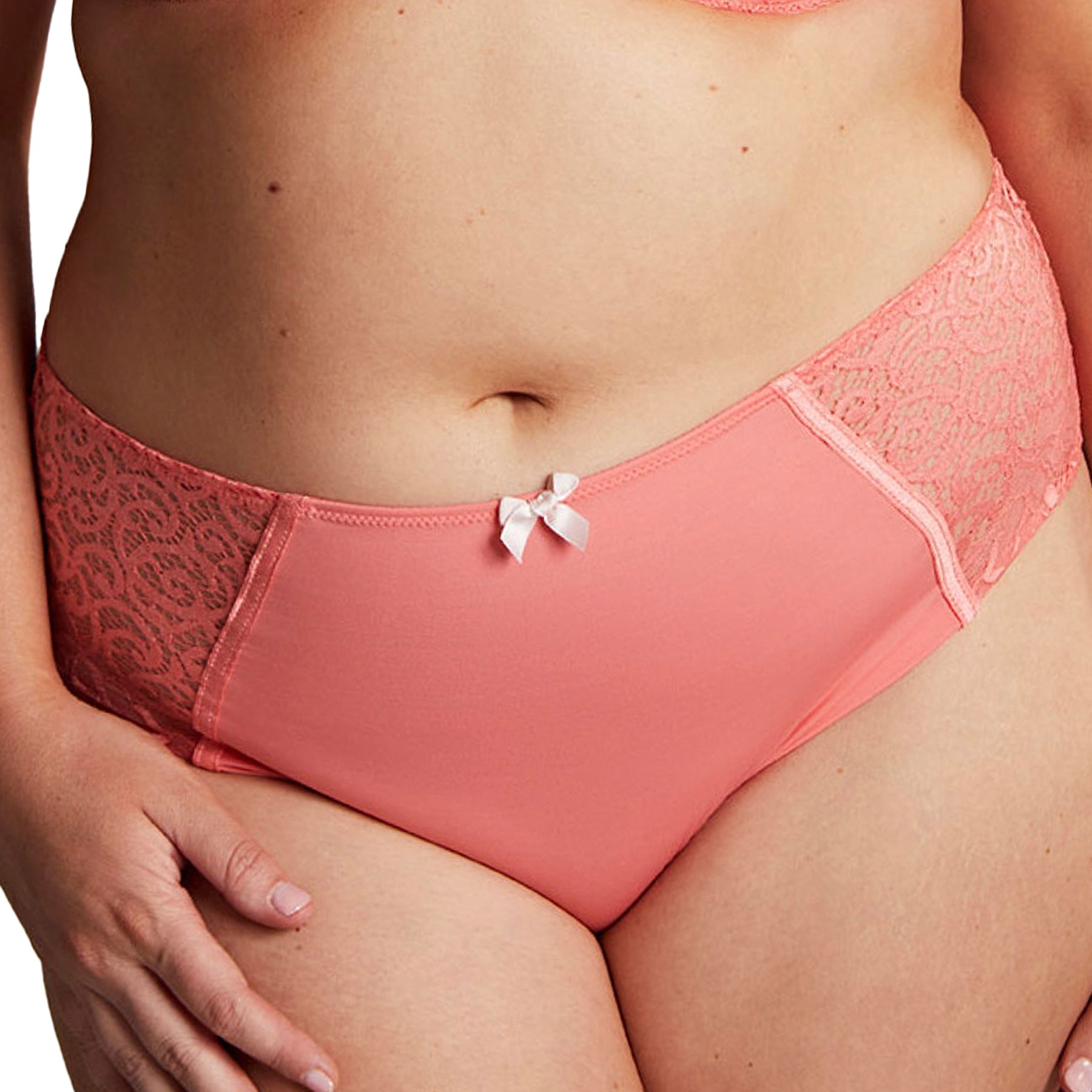 Panache Sculptresse Estel Deep Brief Coral Front