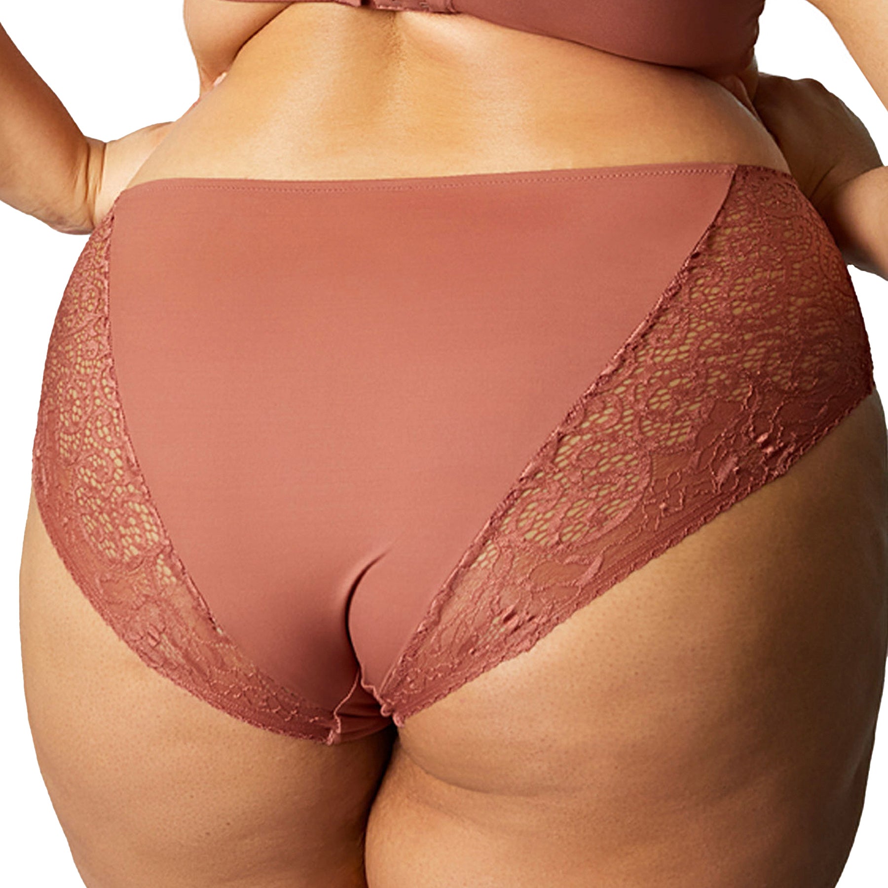Panache Sculptresse Estel Deep Brief 9682 Rose Gold Back