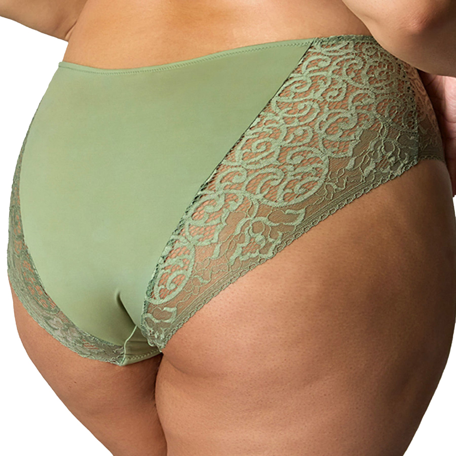 Panache Sculptresse Estel Deep Brief 9682 Sage Back