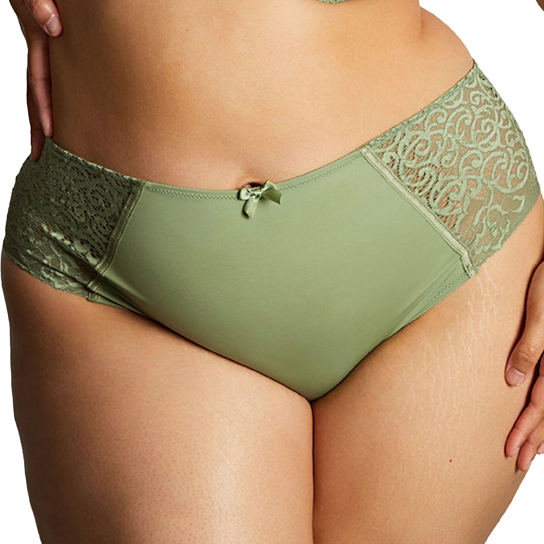 Panache Sculptresse Estel Deep Brief 9682 Sage Front