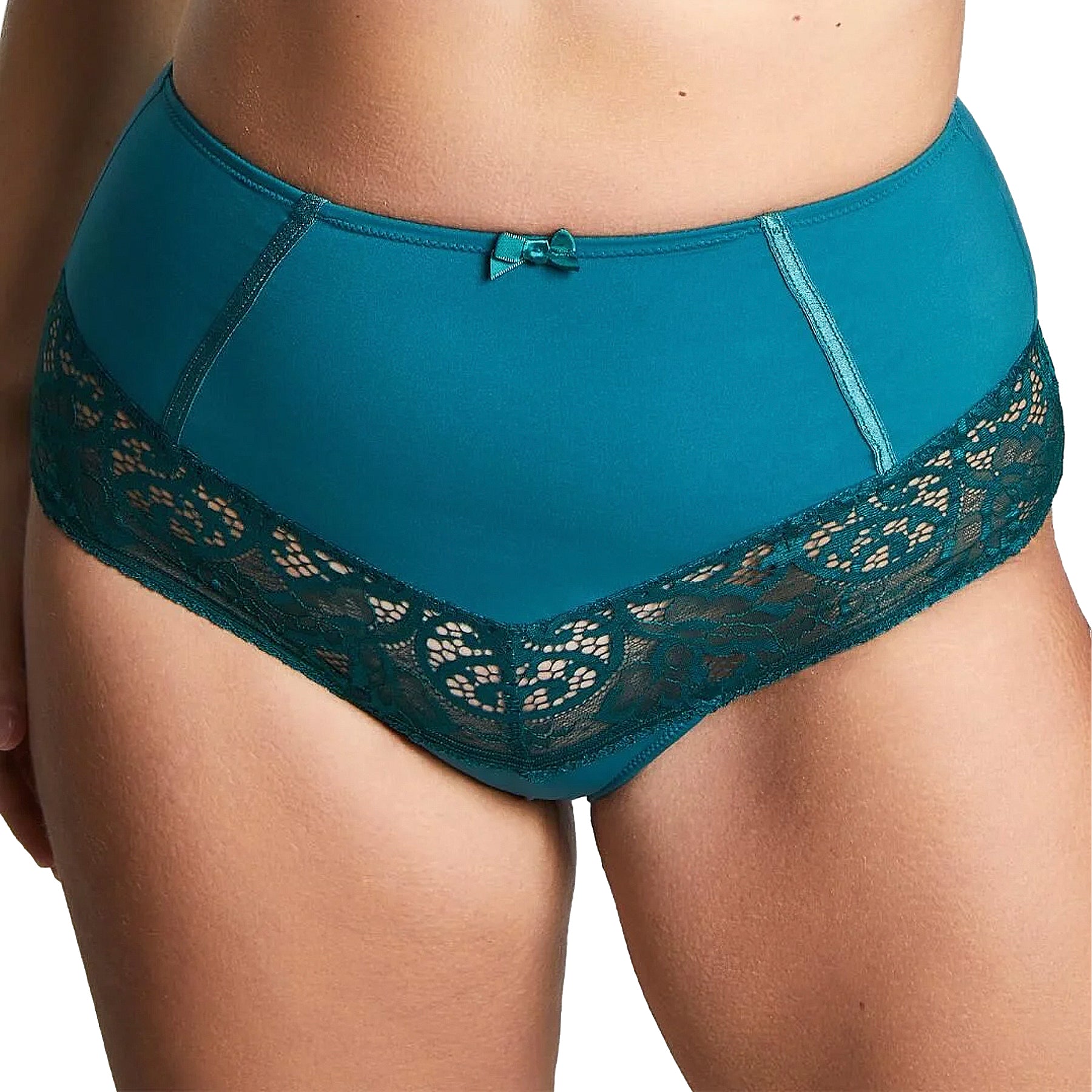 Panache Sculptresse Estel High Waist Brief 9684 Emerald Front