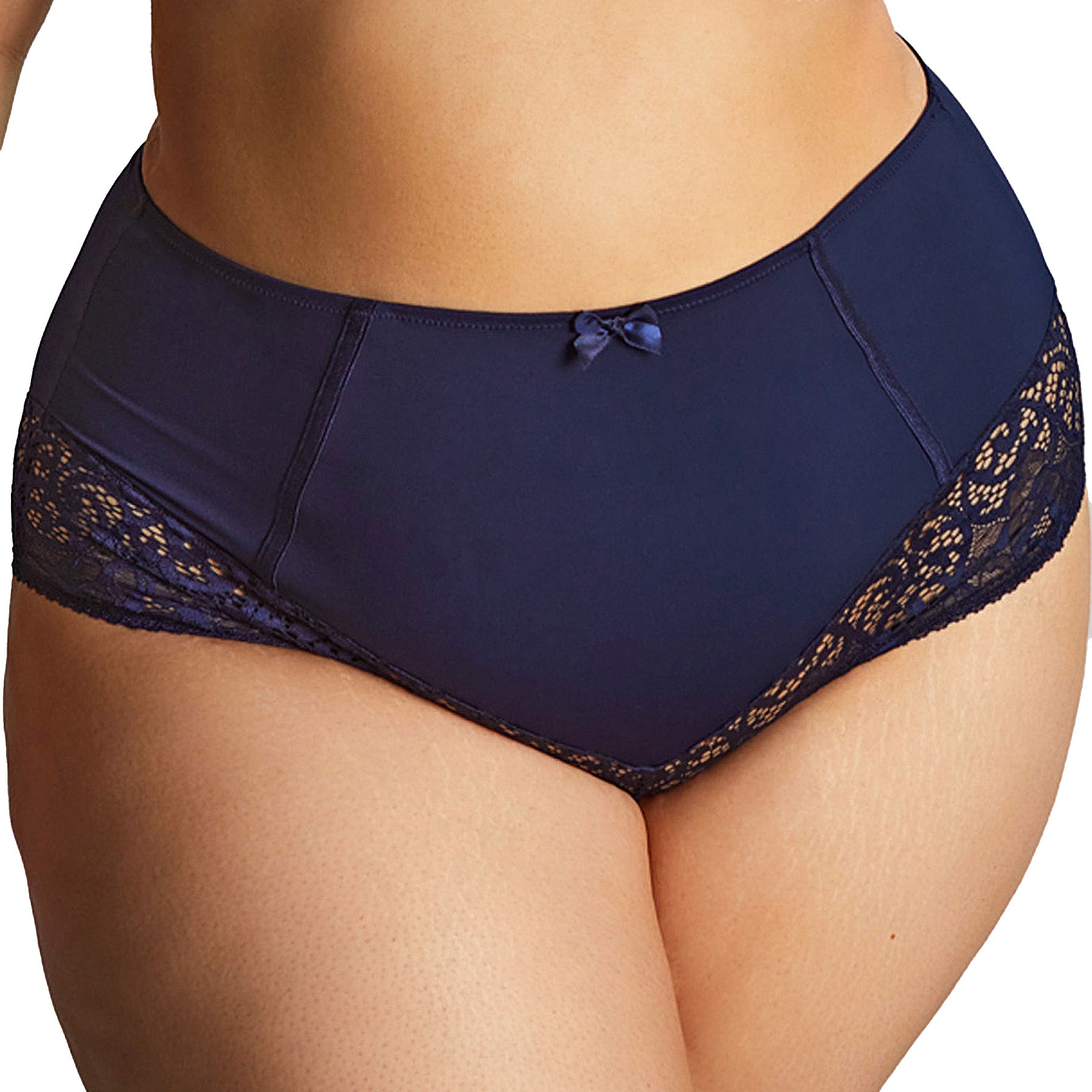 Panache Sculptresse Estel High Waist Brief 9684 Navy Front