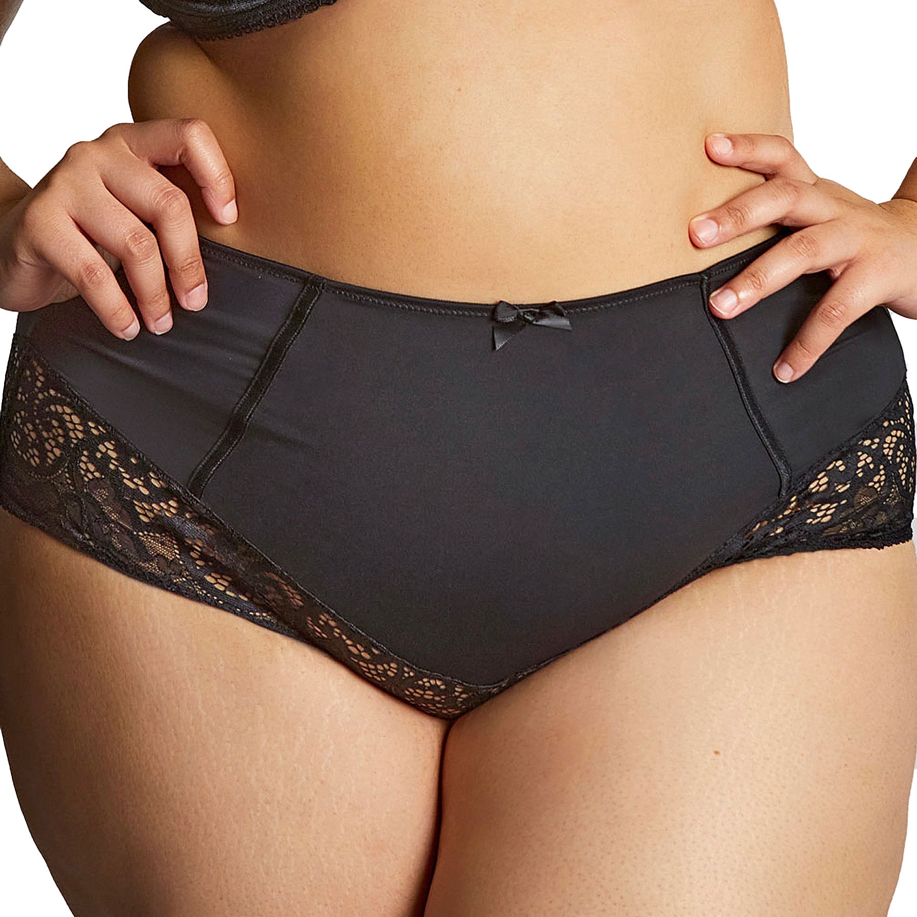 Panache Sculptresse Estel High Waist Brief 9684 Noir Front