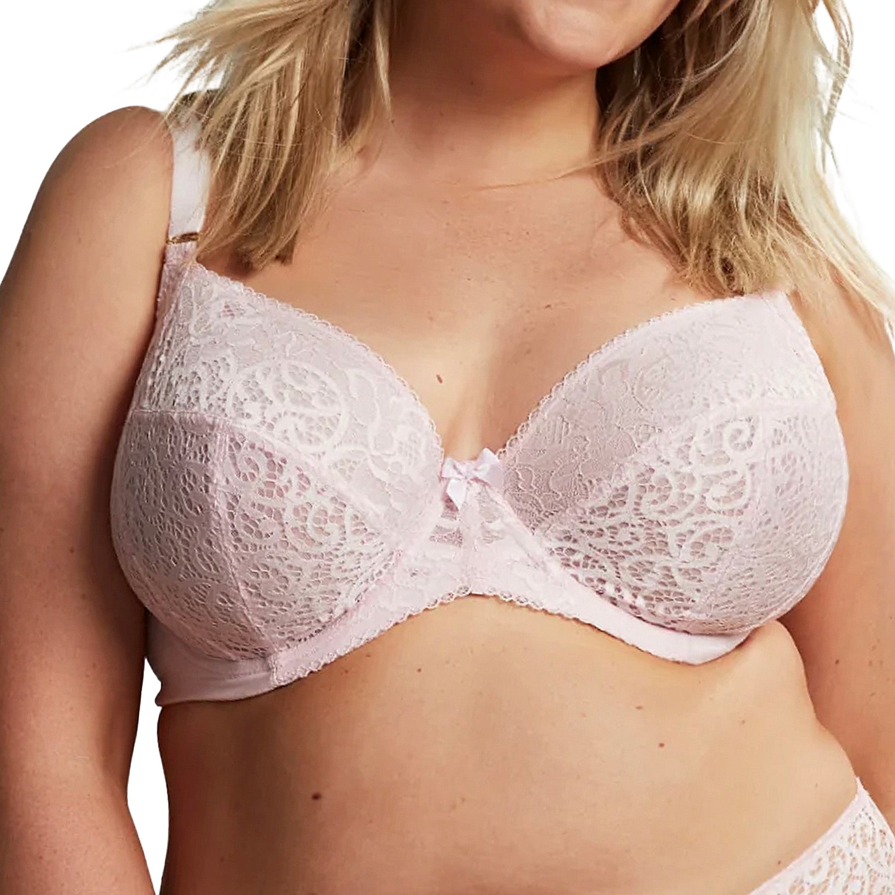 Panache Sculptresse Estel Plunge Bra 9686 Blush Pink Front
